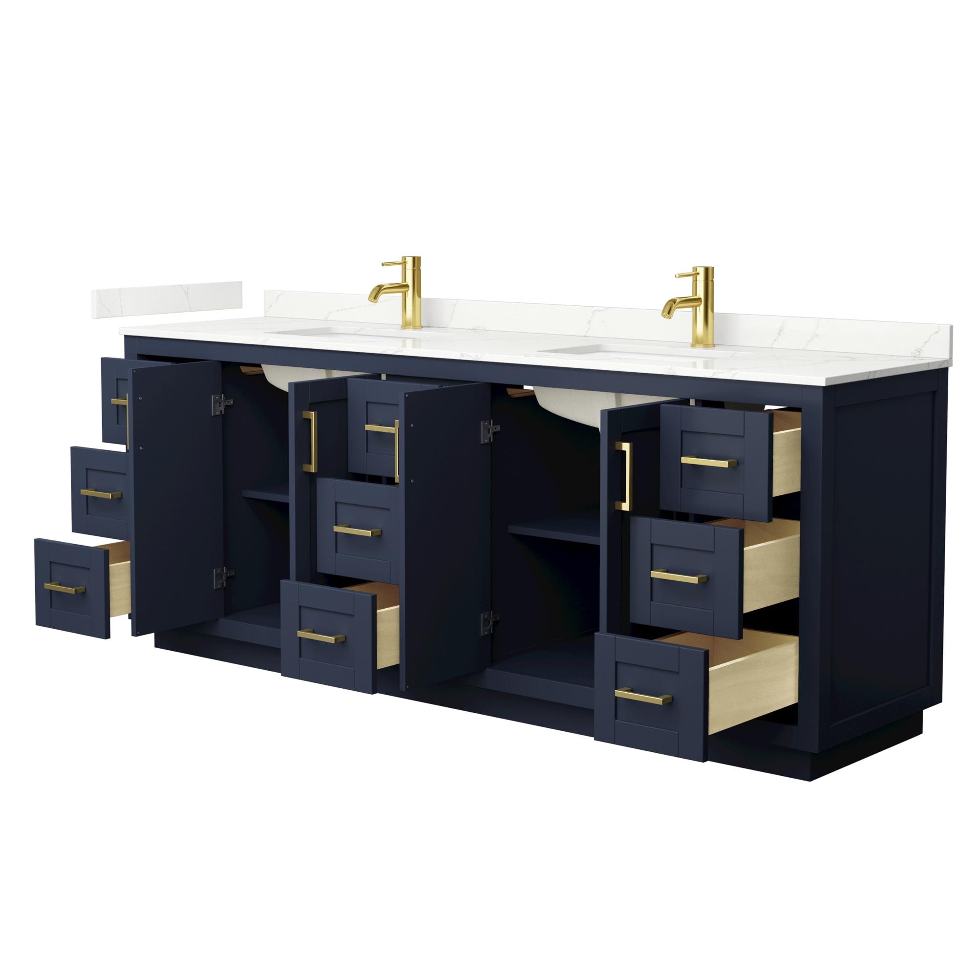 Wyndham Collection WCF292984DBLGTUNSMXX Bath-Vanity-Combo - View #3