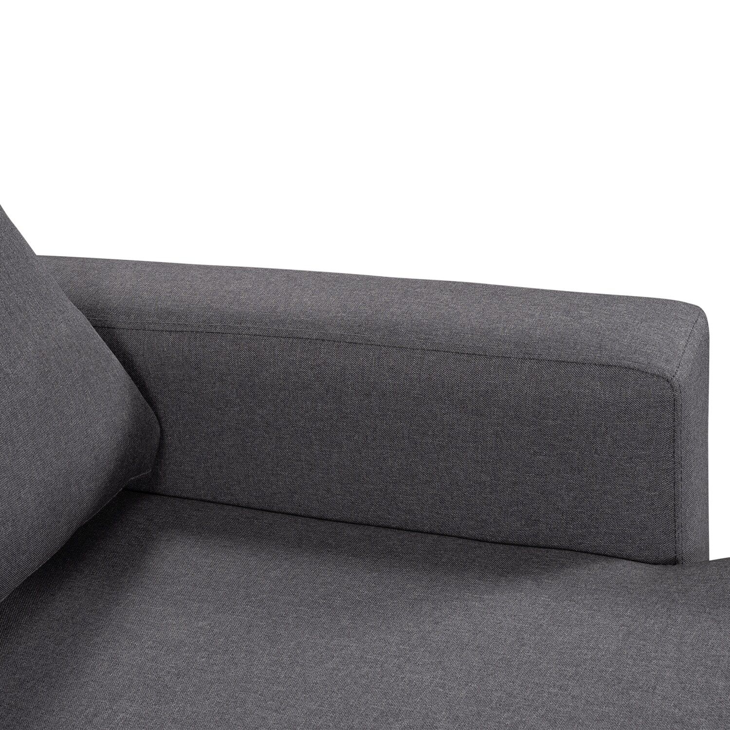 GZMR 87.4-in Modern Gray Polyester/Blend Sofa at Lowes.com