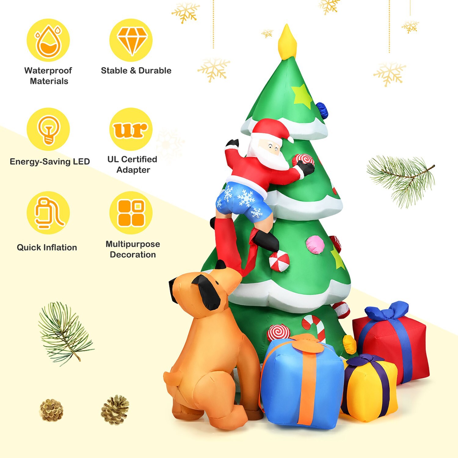 Costway CSHY001523 Christmas-Inflatables - View #3