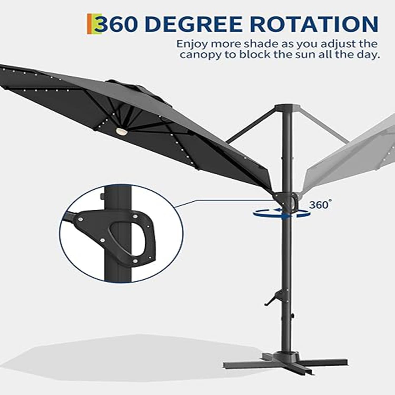 Qeetex LSHQQPPG-335SHVHW Umbrellas-2 - View #2