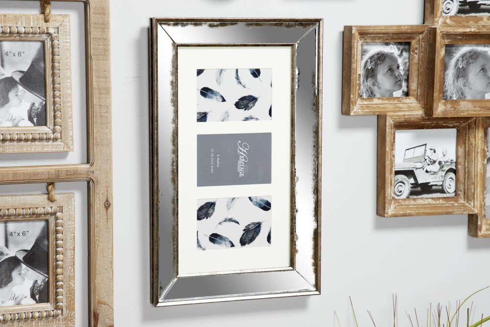 Grayson Lane Silver Picture Frame In The Frames Department At Com - Diy Decor Picture Frame Collagen