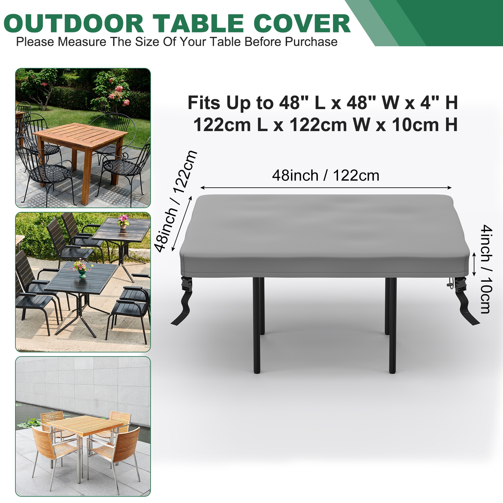 Unique Bargains S26082400UX9427 Patio-Furniture-Covers - View #3
