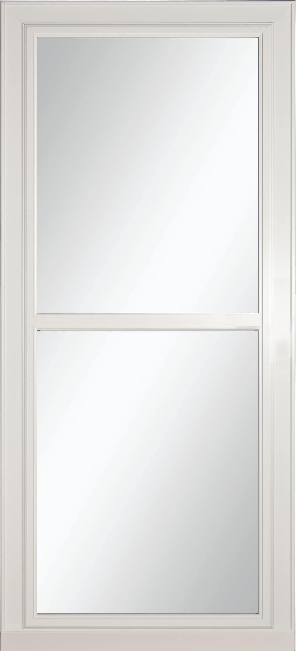 Tradewinds Selection 36-in x 81-in White Full-view Retractable Screen Aluminum Storm Door | - LARSON 14604032