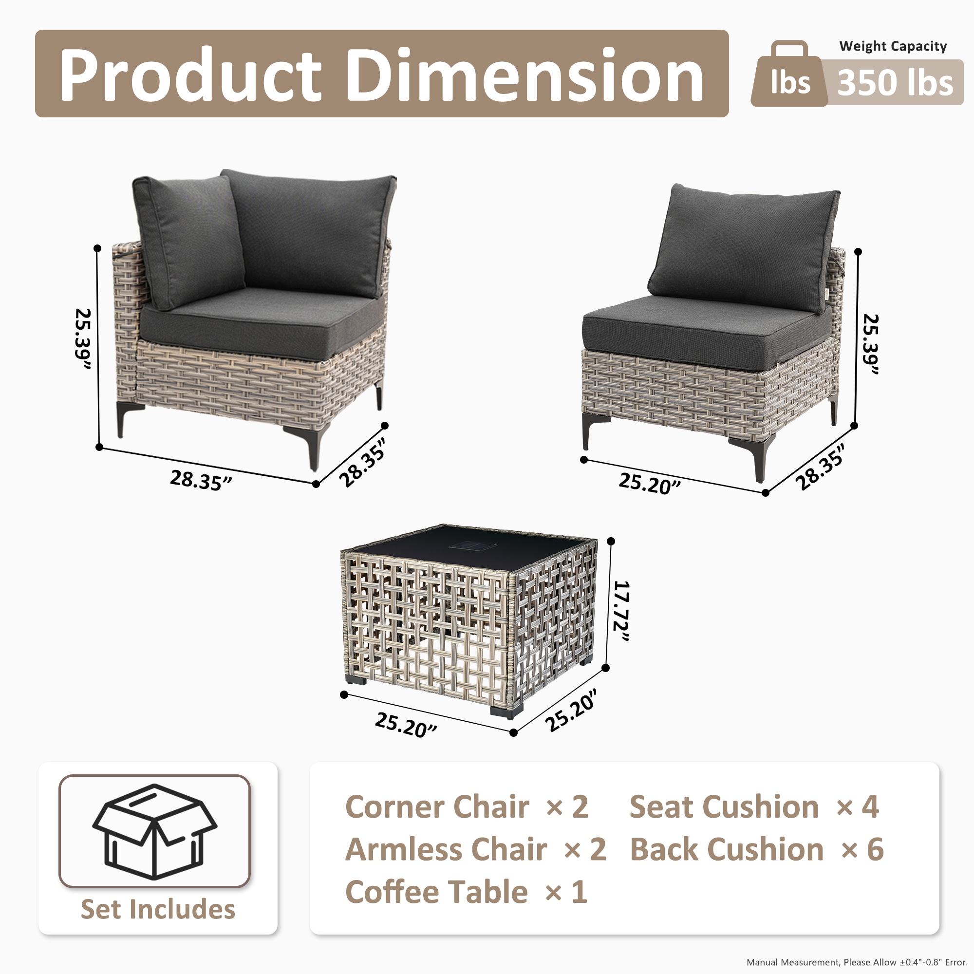 Ovios SK105 Patio-Conversation-Sets - View #7