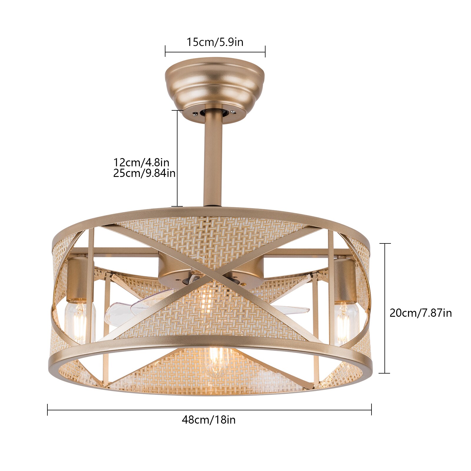 Oukaning HG-HCXLST-3736-US Ceiling-Fans - View #5