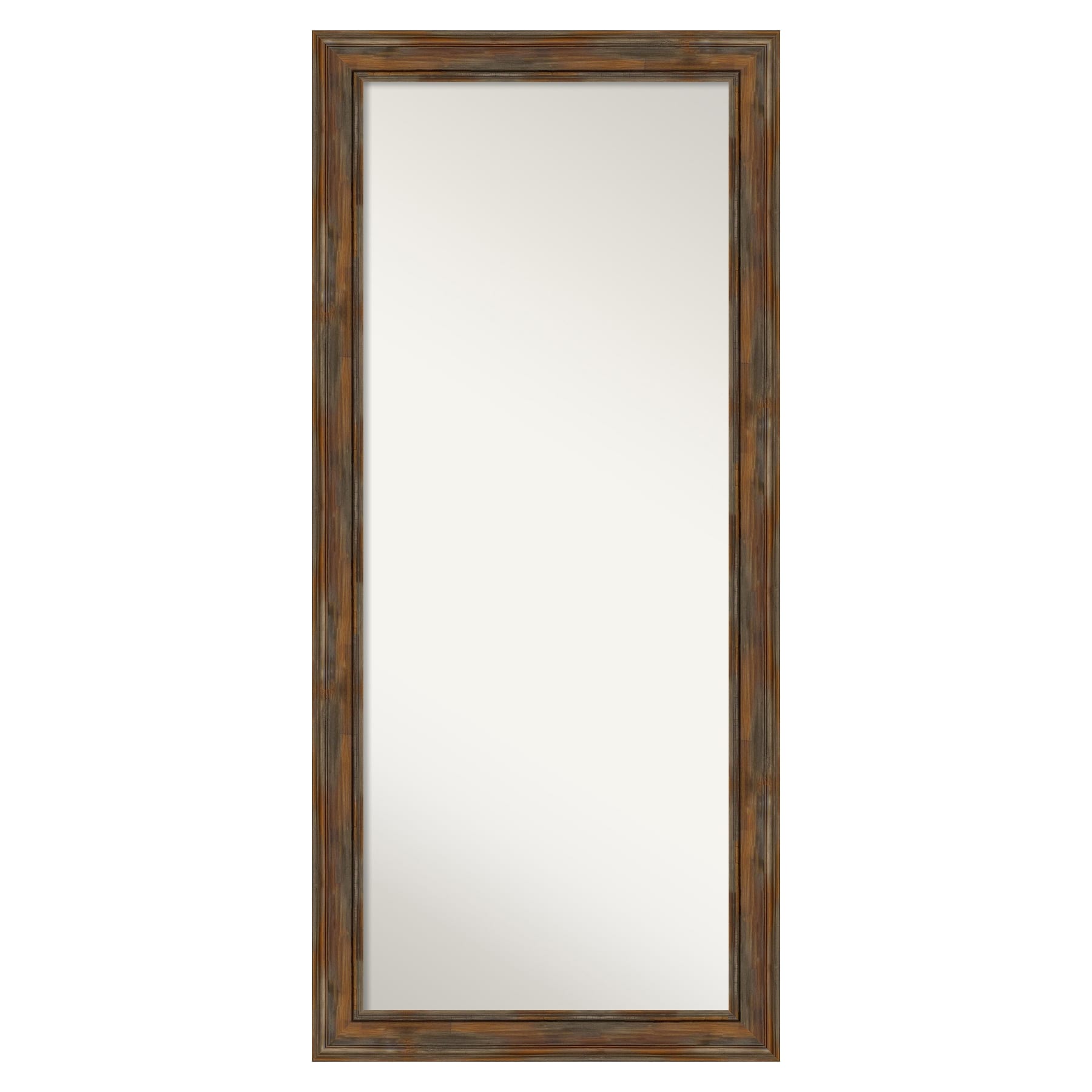 Amanti Art DSW4094490 Alexandria Rustic Brown 30-Inches W x 66-Inches H Rectangle Alexandria Rustic Brown Framed Full Length Floor Mirror