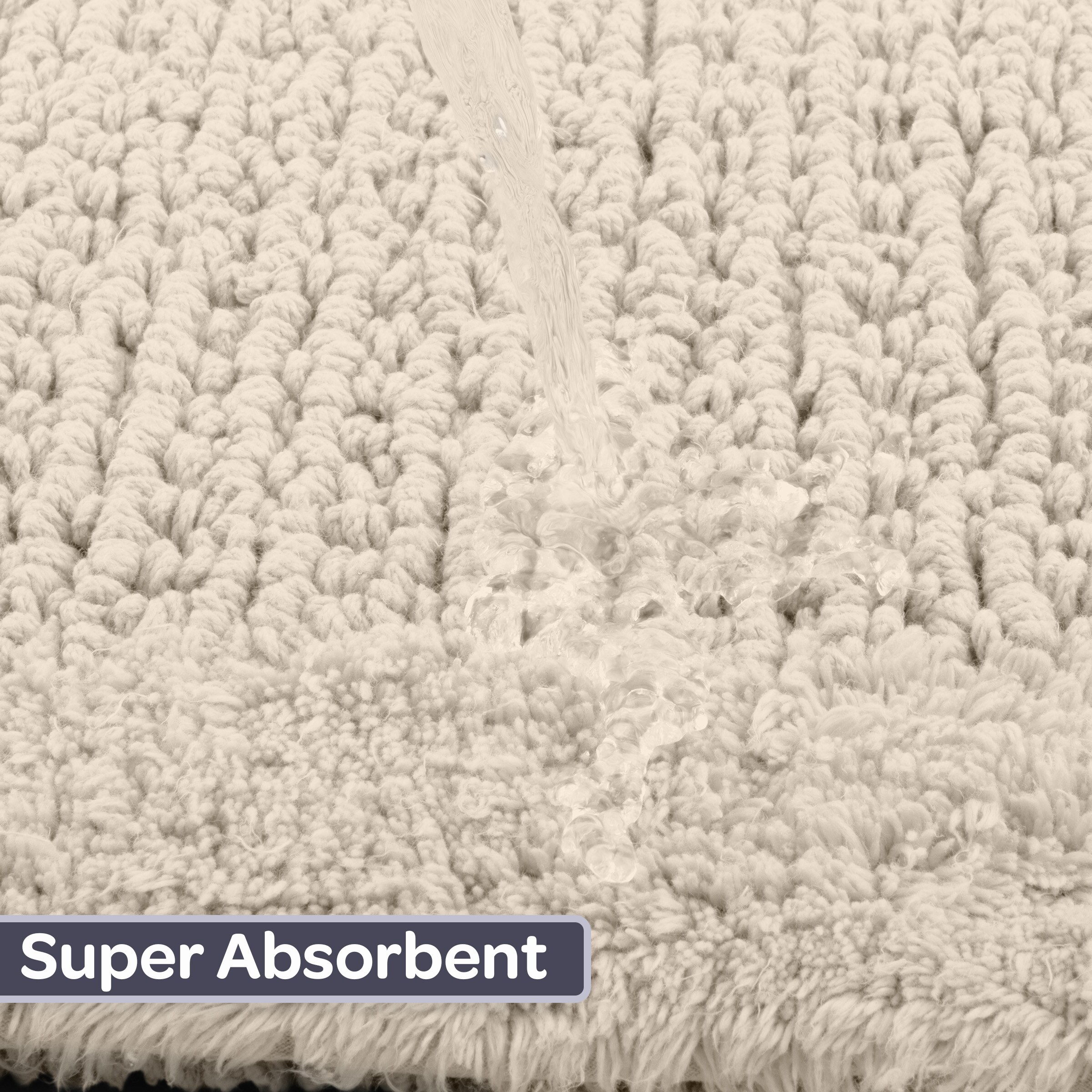 Lavish Home HT-BATH3-IVY Bath-Rugs - View #5