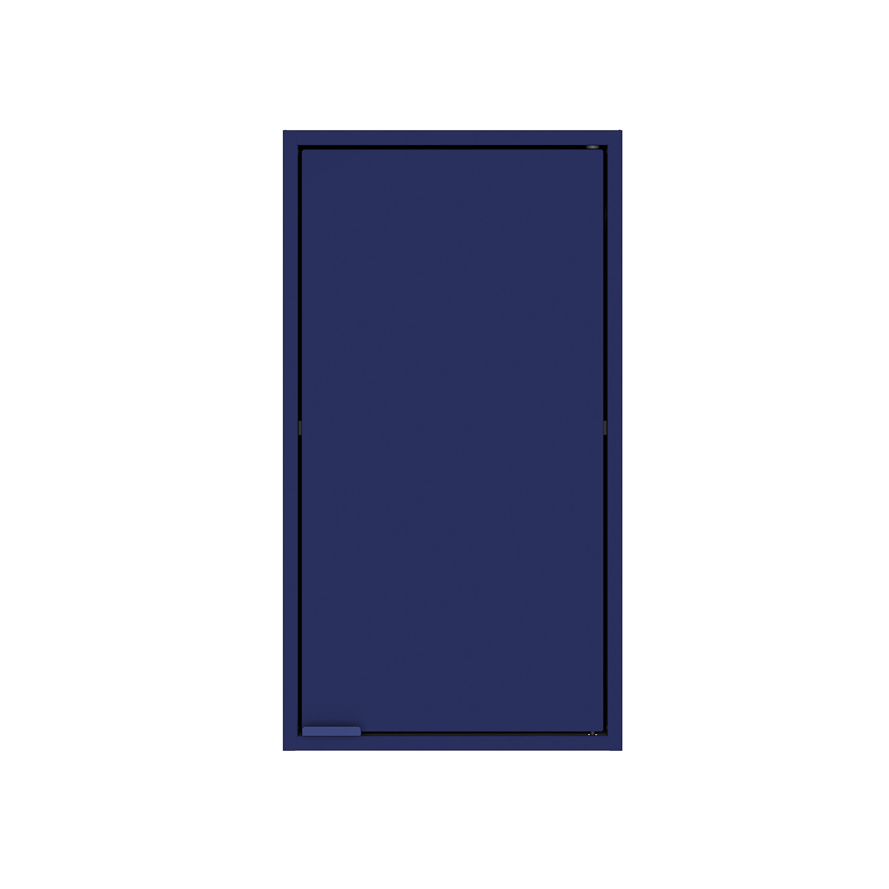Manhattan Comfort 14GMC4 13.77-in L x 11.22-in D x 25.19-in H Blue Steel Rectangular Wall Cabinet (2 Shelves)