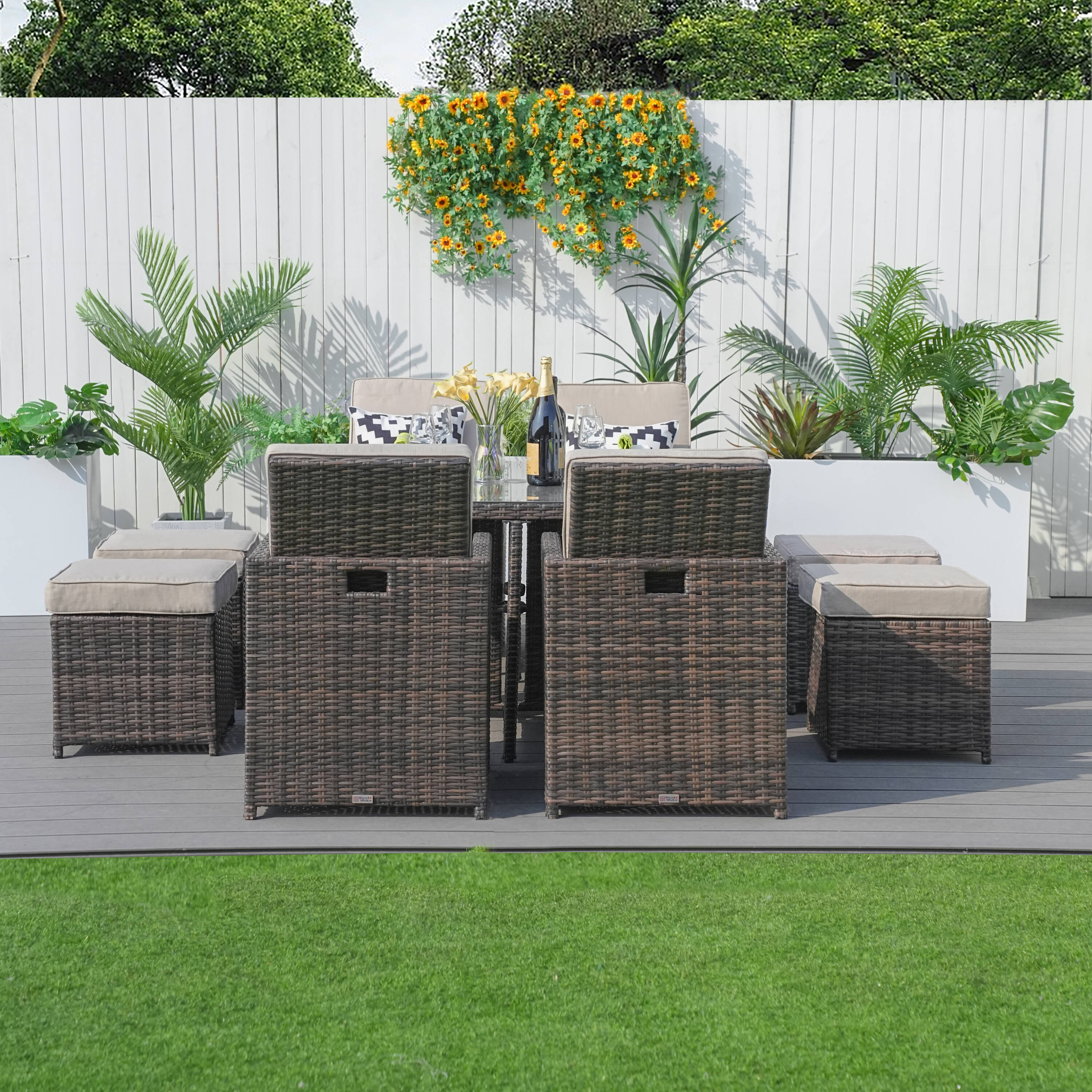Direct Wicker DWD-3233B Patio-Dining-Sets - View #6