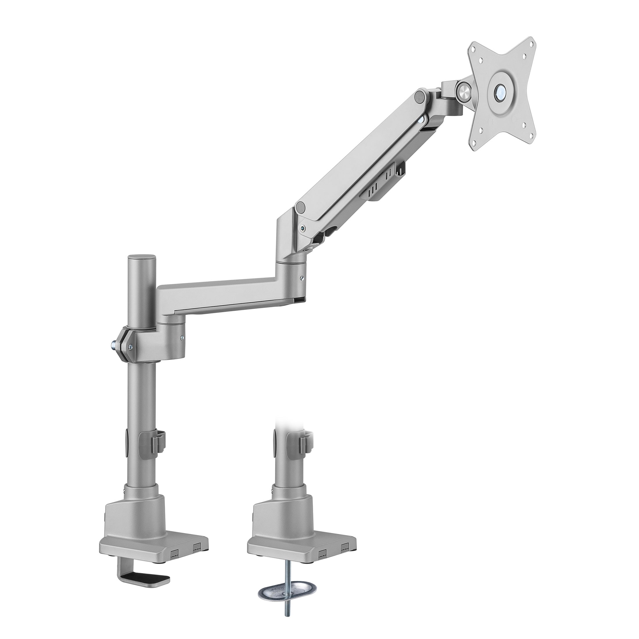MI-6771 Full Motion Single Monitor Desk Mount Height Adjustable with Gas Spring Arm