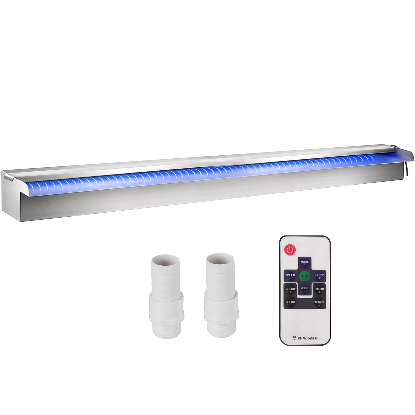 VEVOR PQSBJPJSWLED1500PV1 Pool Fountain Lighted Wall-mount Pool Fountain ( 1 -Fountain Heads )