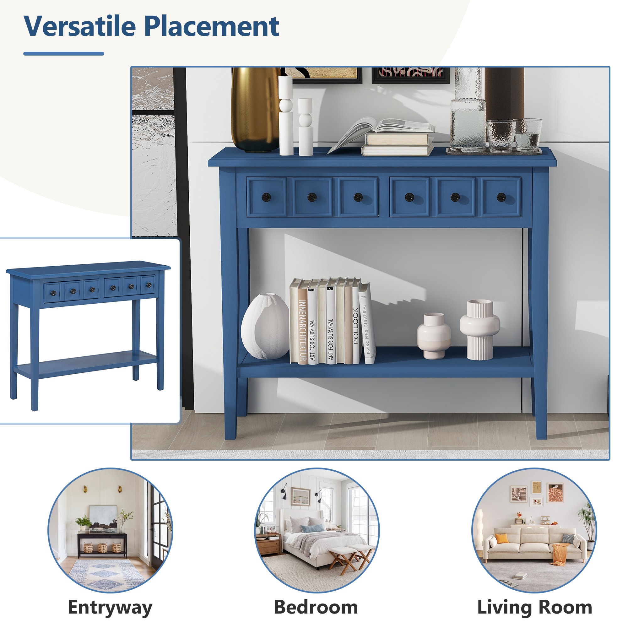 ModernLuxe N715P205077M Console-Sofa-Tables - View #4