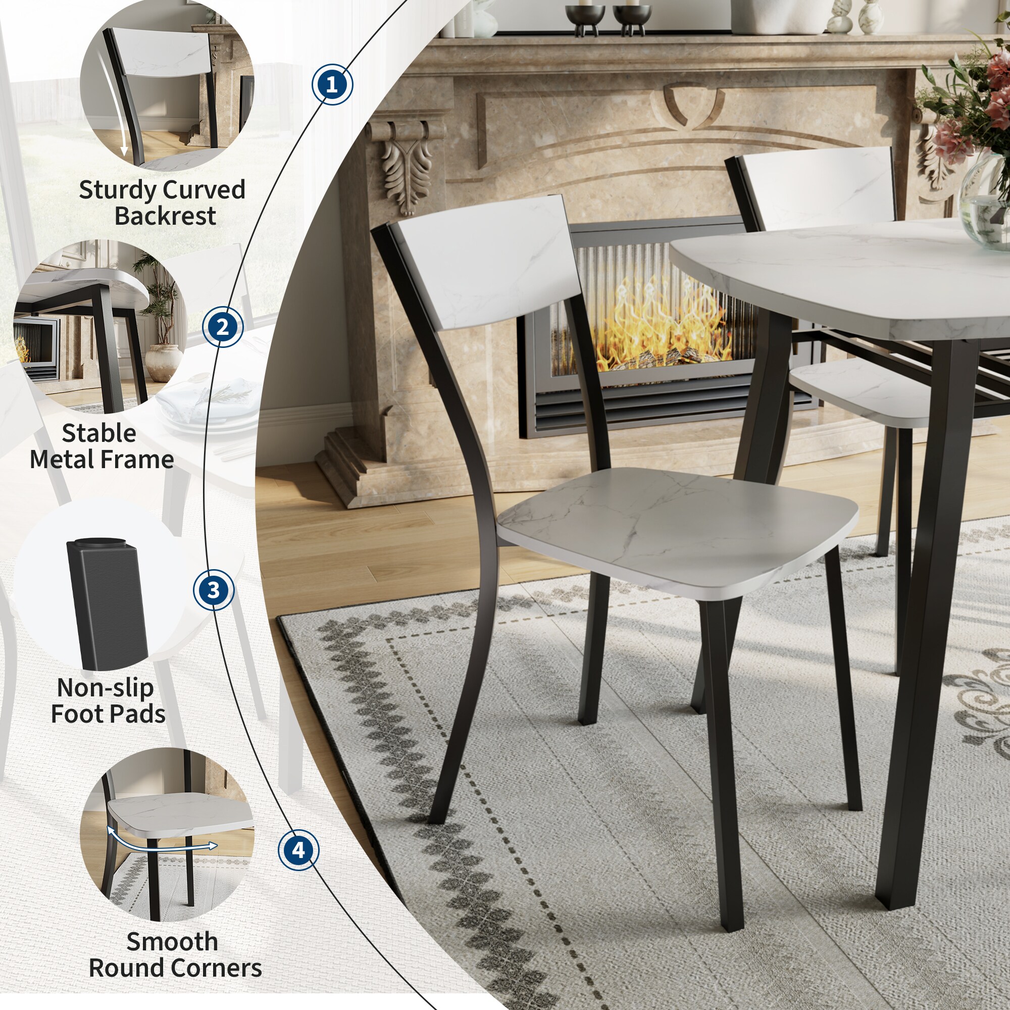 Garvee GAXICJF7M6IR0R4 Dining-Sets - View #7