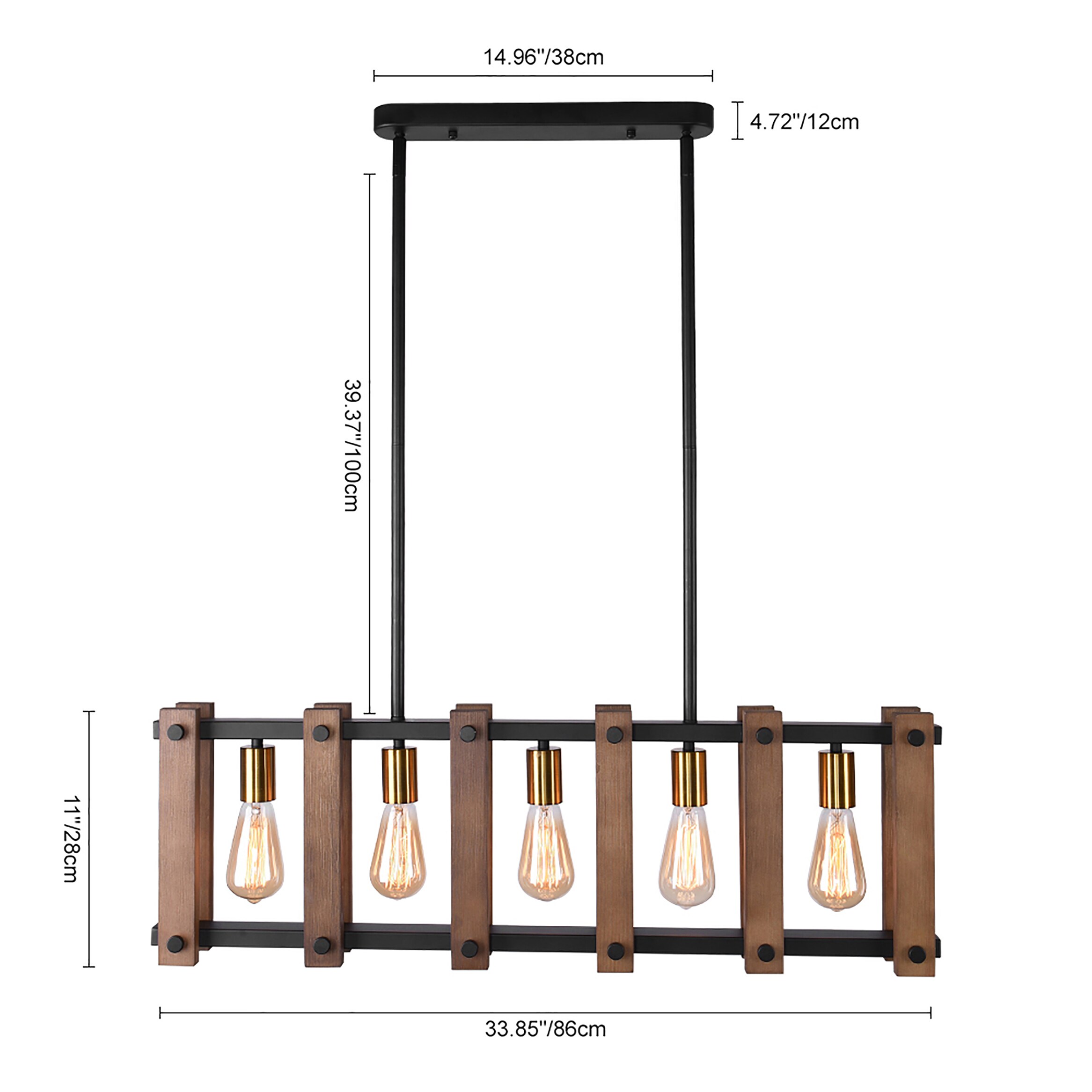 HUOKU PD1001221 Pendant-Lights - View #3