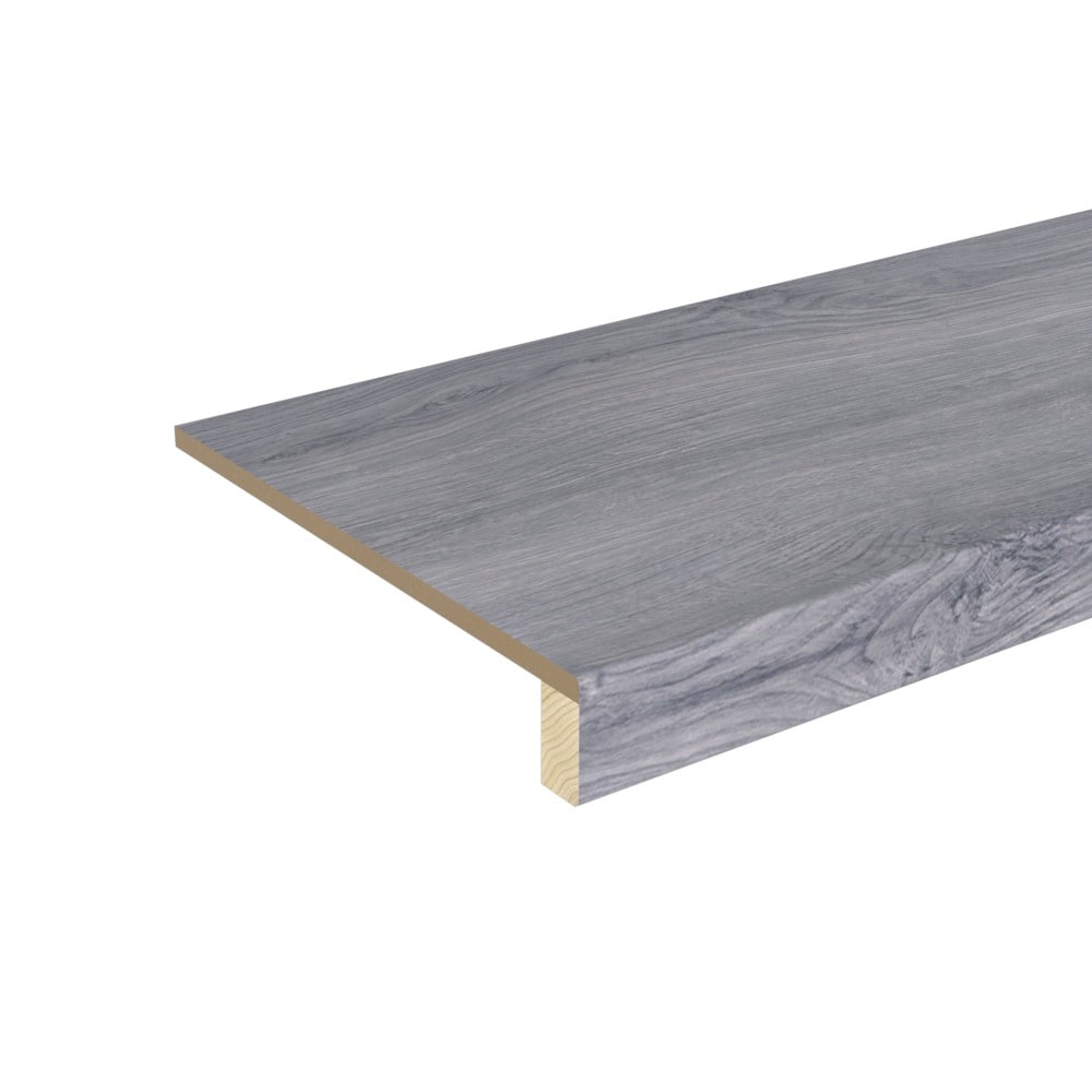 Stairtek - Retread 48-in L x 11.5-in W x 0.375-in T Trafford Oak Laminate Square edge Stair Tread