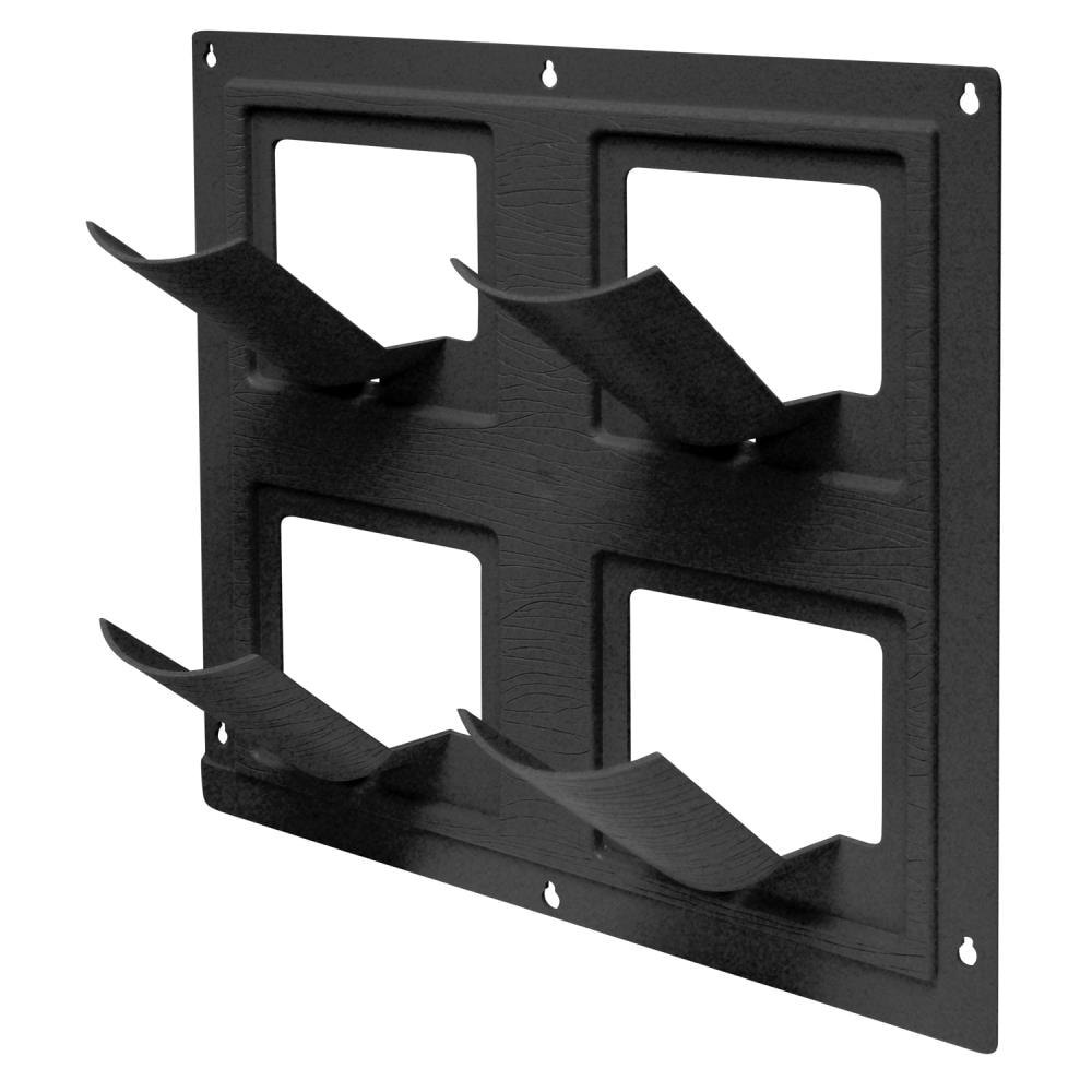 EMSCO GROUP 2492-1 5.5-in W Medium Black Plastic Outdoor Hanging planter with Drainage Holes