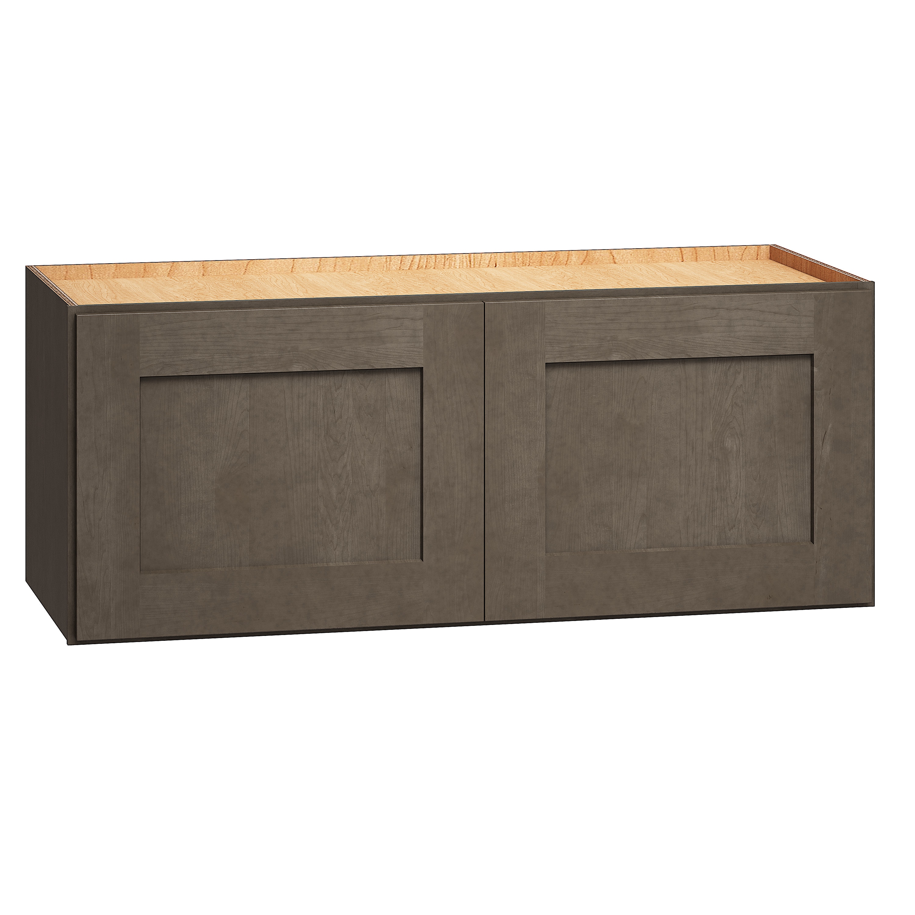 RELIABILT 334 W3012 Pinnacle 30-in W x 12-in H x 12-in D Stain Wall Fully assembled Plywood Cabinet (Recessed Panel Slab)