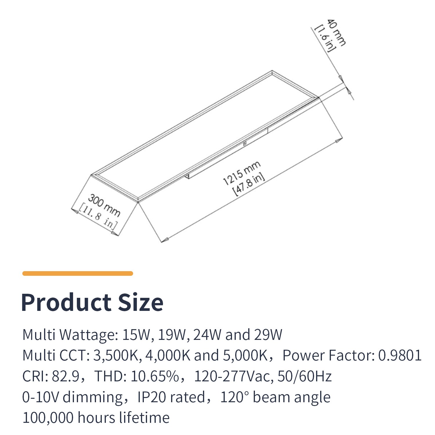 LED One LOC-14BLPL-MWMCCTHL Led-Panel-Lights - View #4