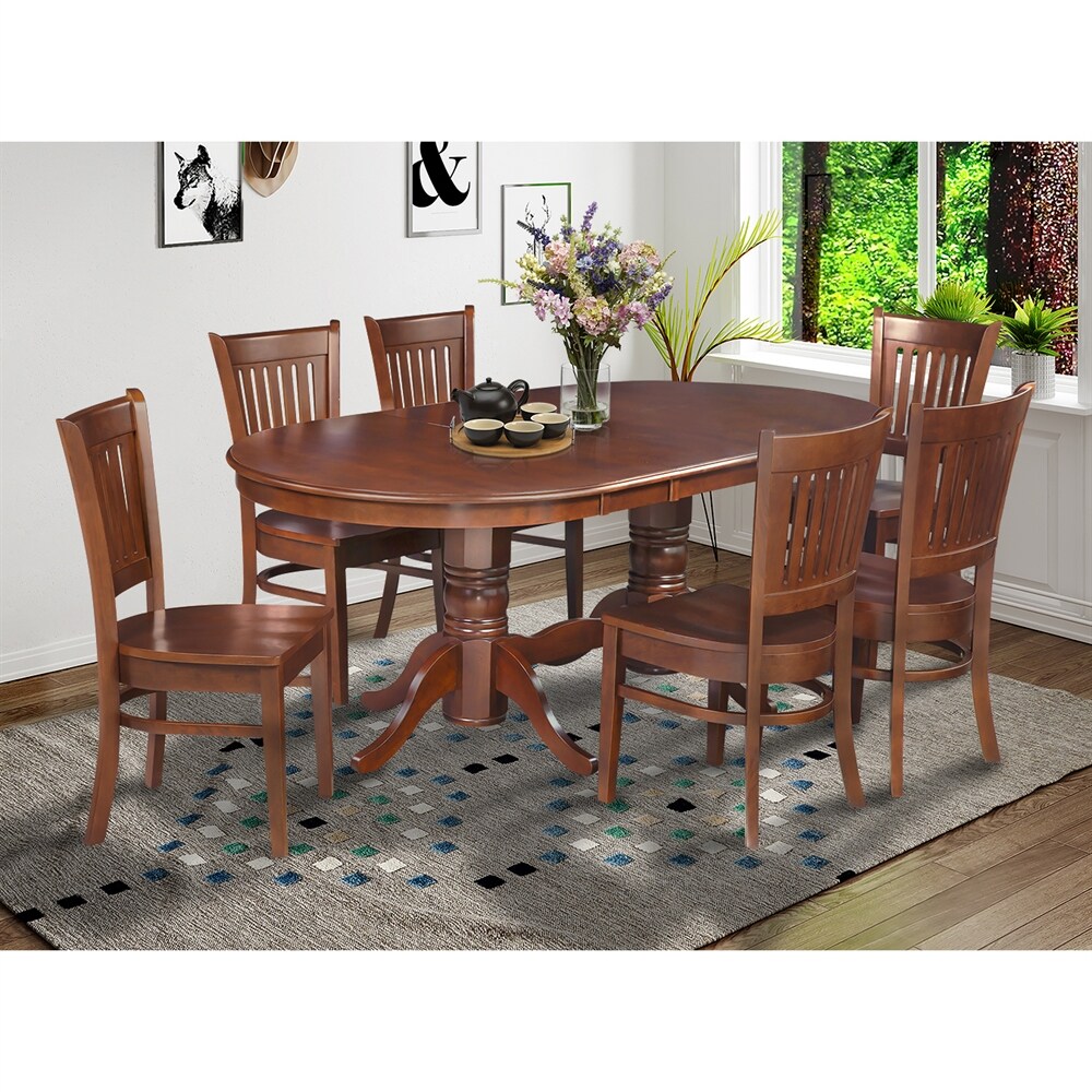 M&D Furniture Somerville Espresso Transitional Extending Butterfly Leaf ...