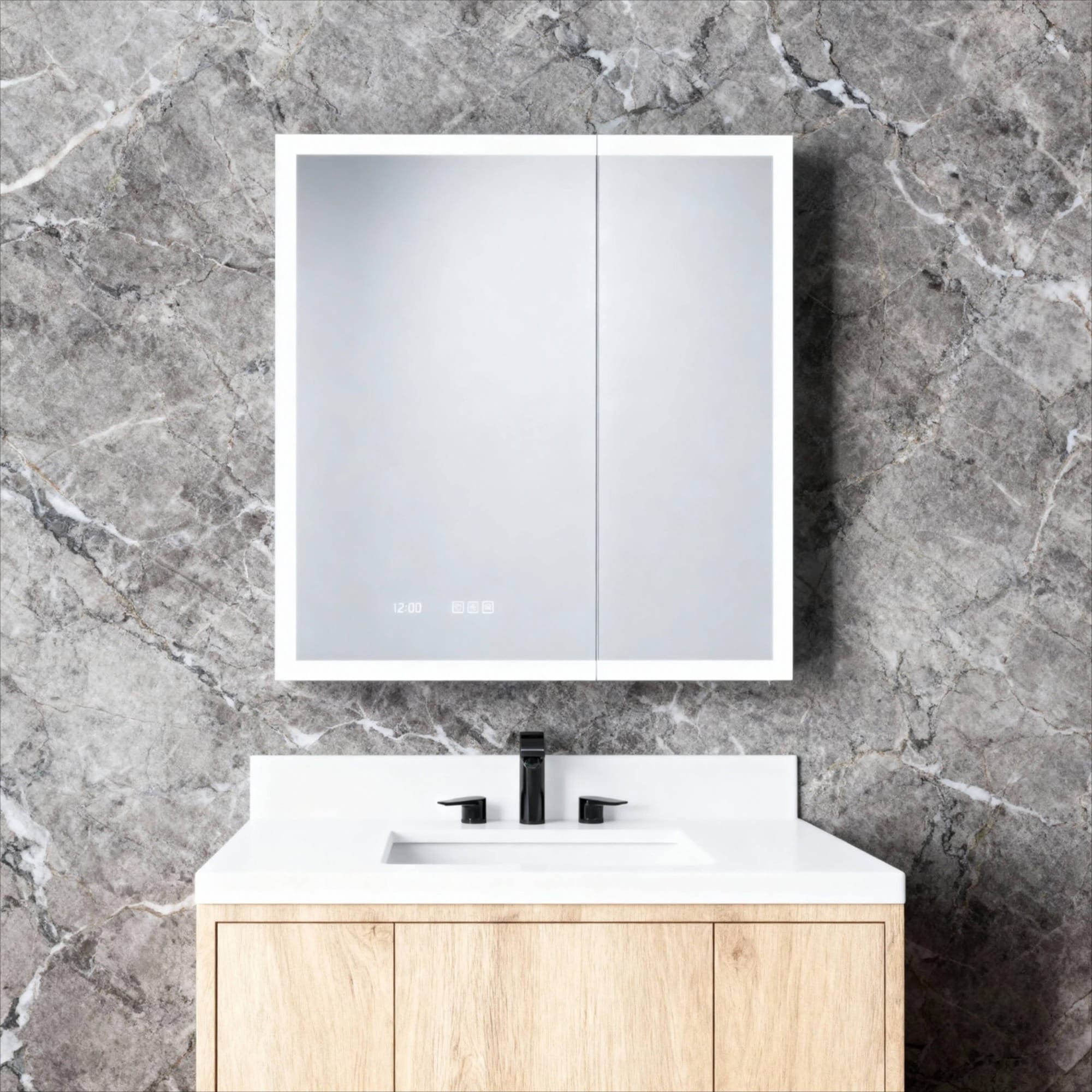 IAK ZYM102416 Bathroom-Medicine-Cabinets - View #2