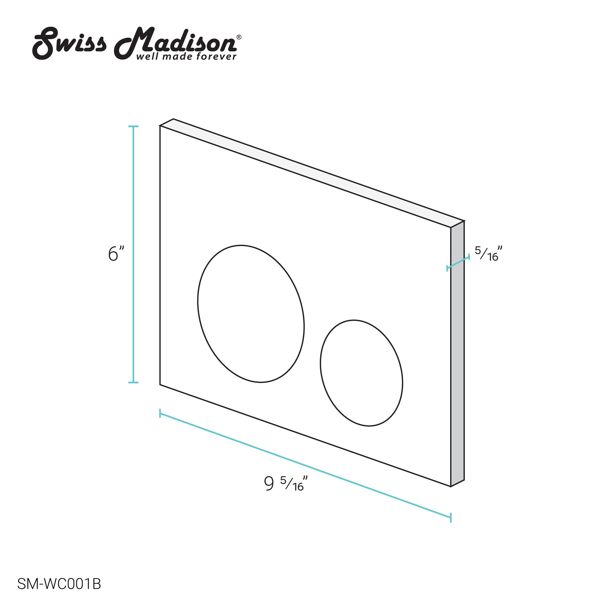 Swiss Madison SM-WC001B Toilet-Components-Accessories - View #7