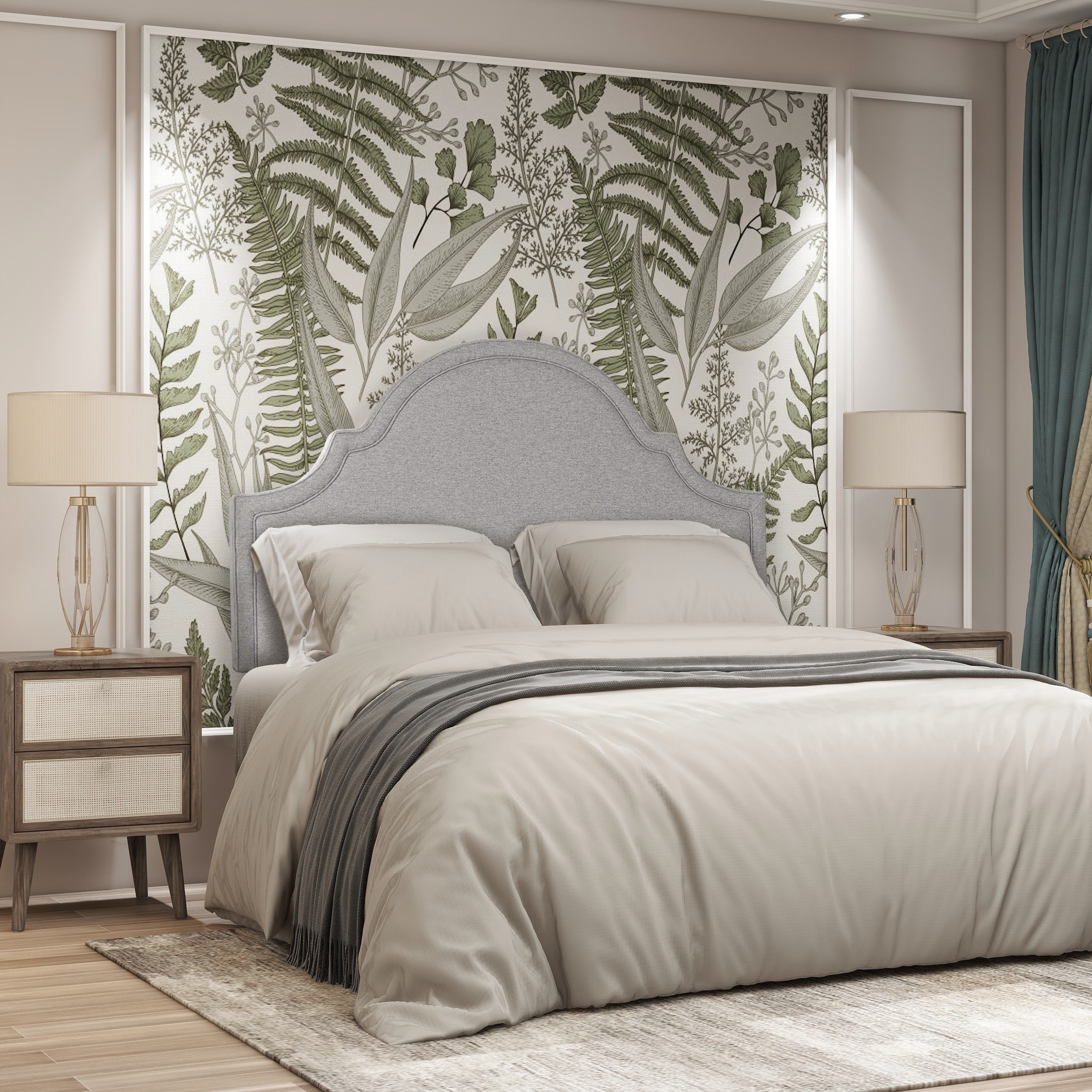 Jennifer Taylor Home L3-962-5000 Upholstered-Headboards - View #3