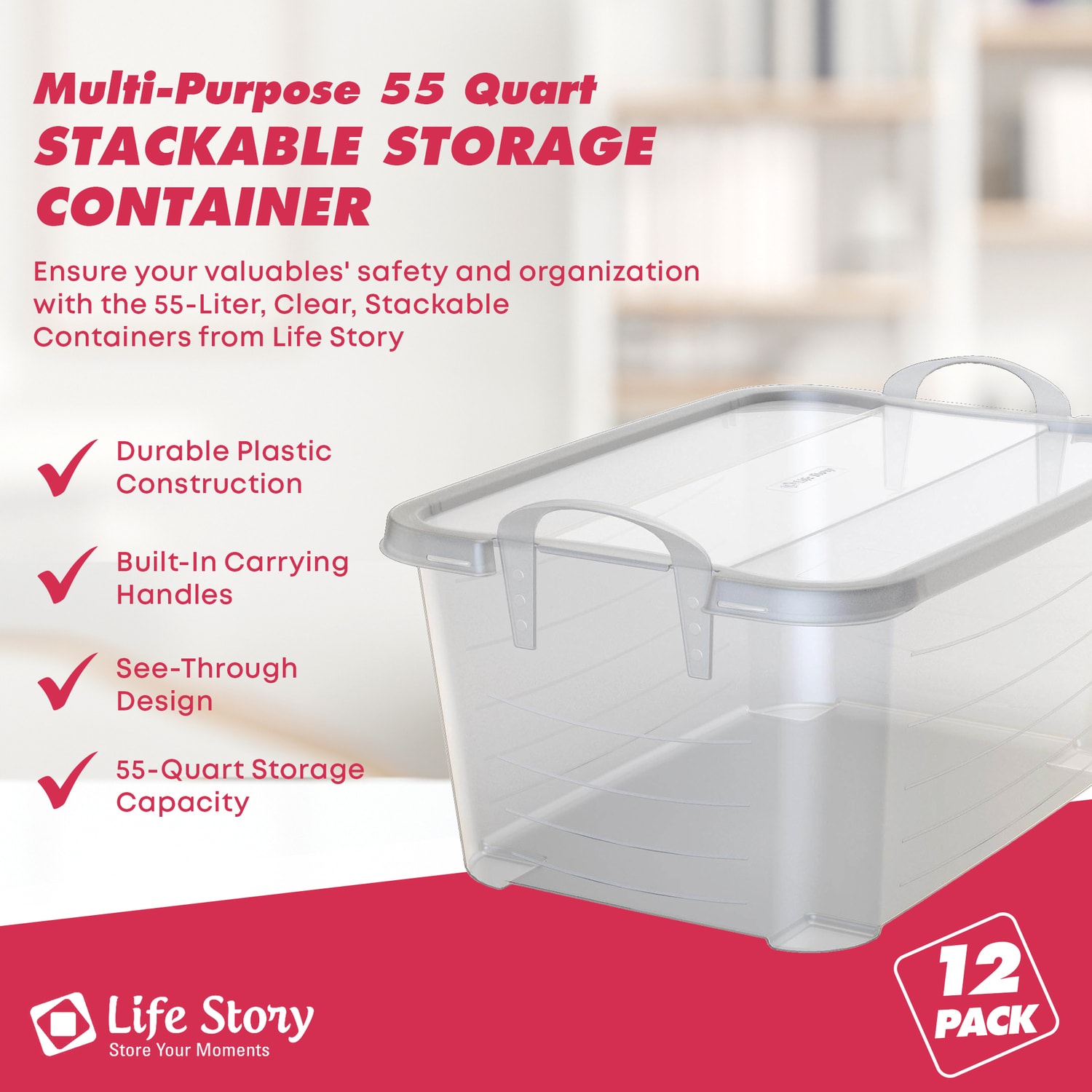 Life Story 77920 Plastic-Storage-Totes - View #3