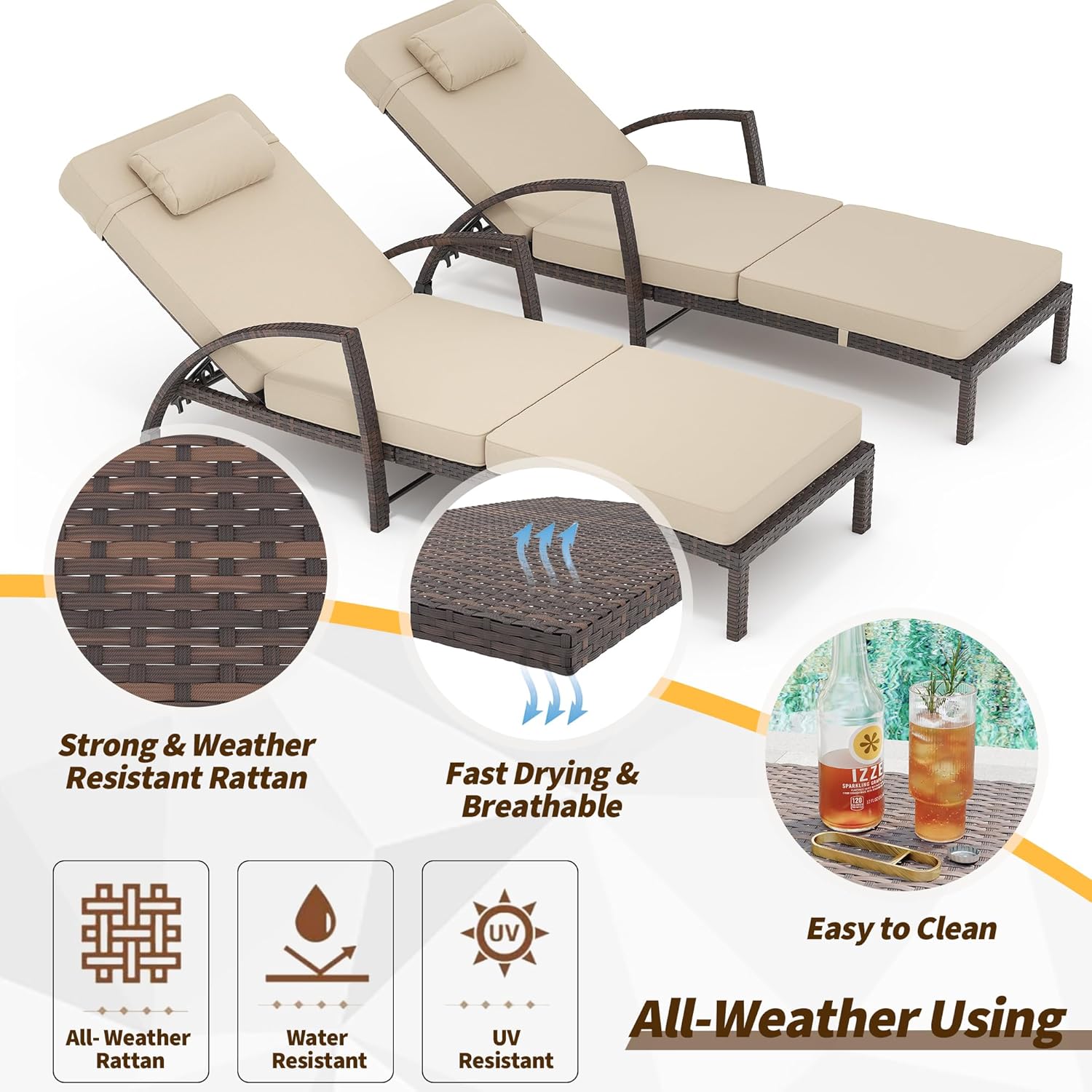 Qeetex LHF-HW-PPG-339DU4PM Patio-Conversation-Sets - View #7