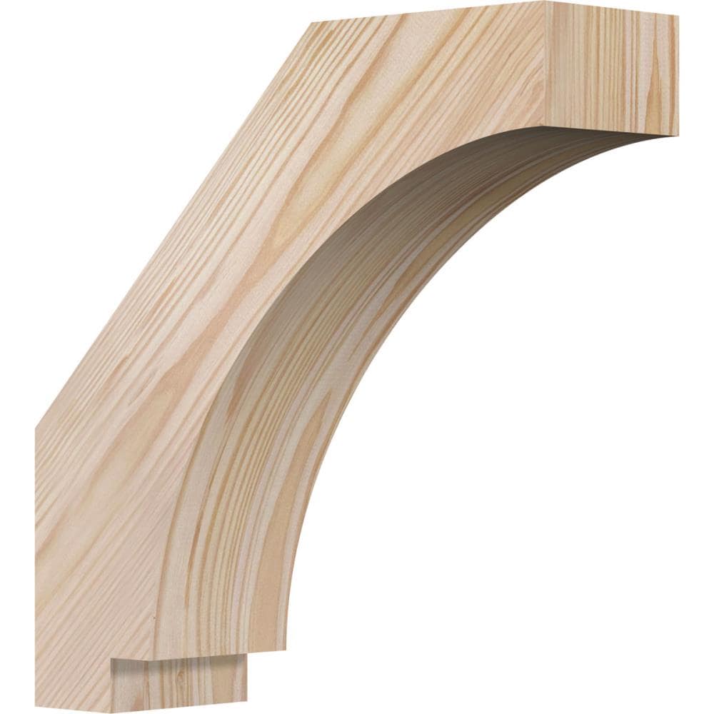 Ekena Millwork BRC04X12X12IMP00SDF 3-1/2-in x 12-in x 12-in Douglas Fir Wood Imperial smooth