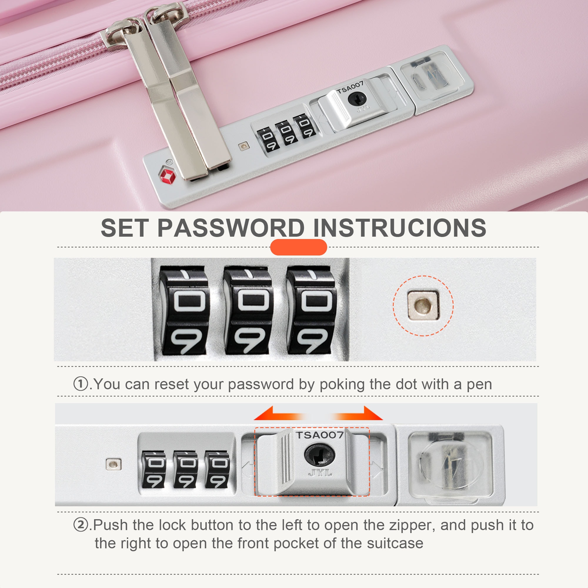 SINOFURN SYD9600009PK Luggage-And-Luggage-Sets - View #2
