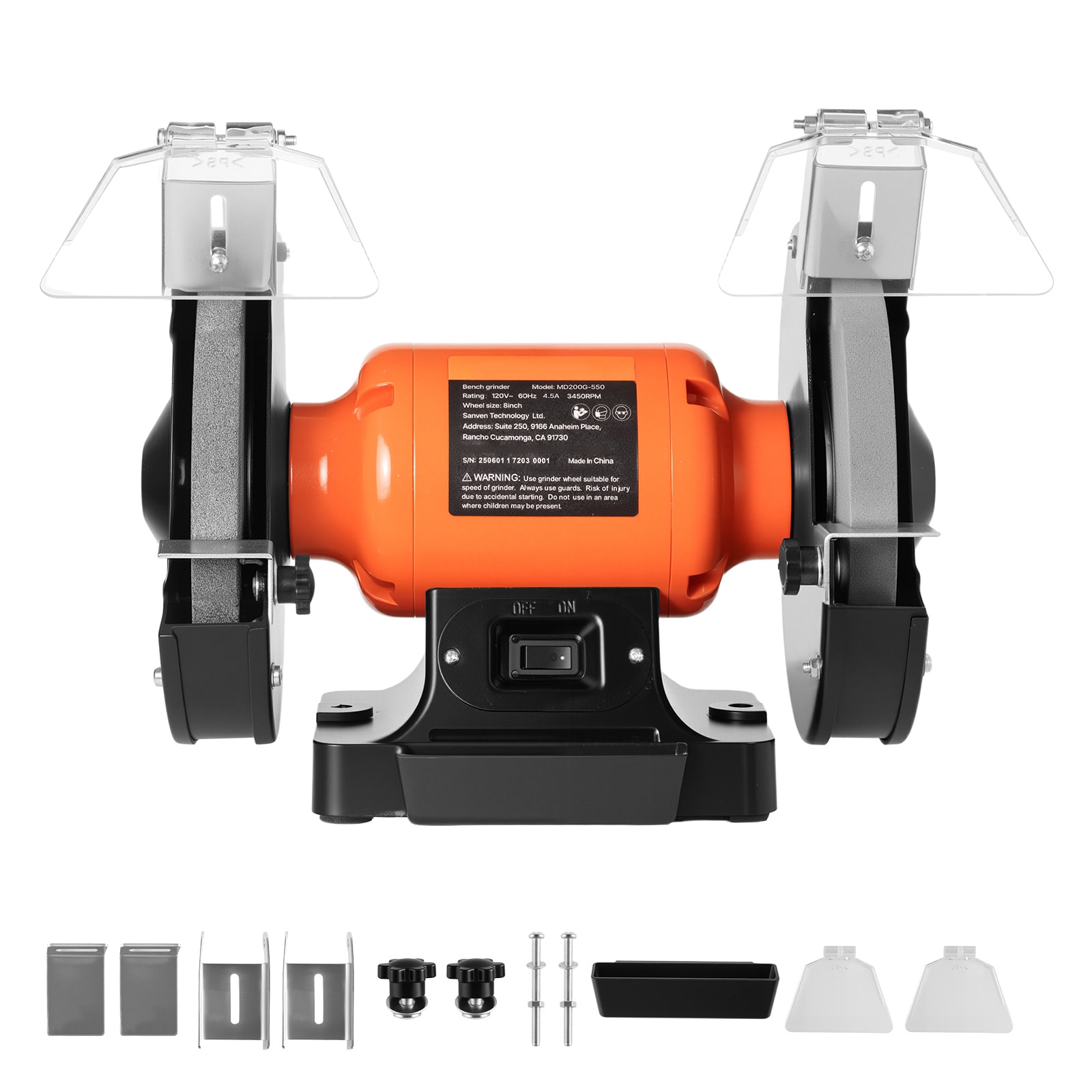 VEVOR 8-in Bench grinder