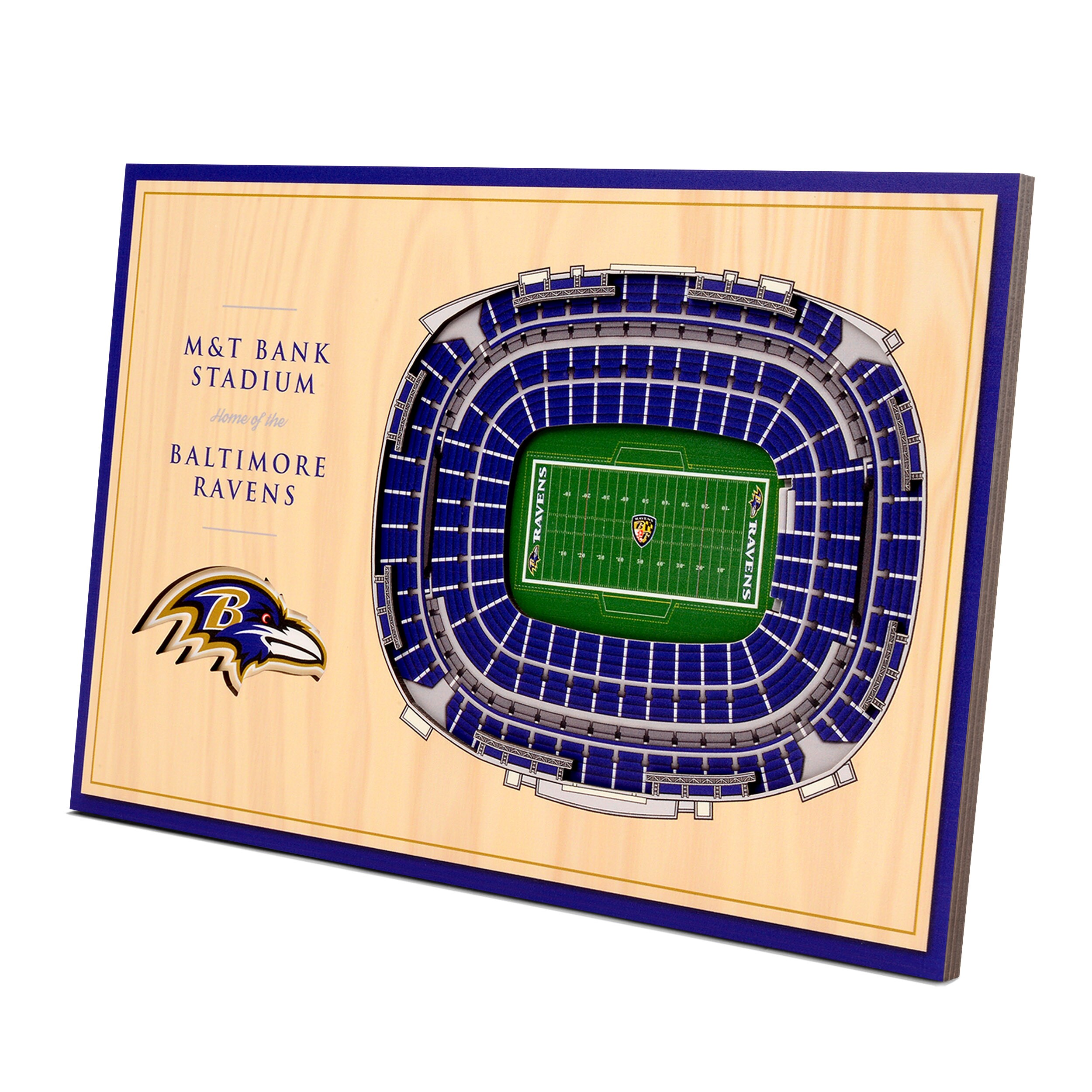 You the Fan Baltimore Ravens 25-Layer StadiumViews 3D Wall Art