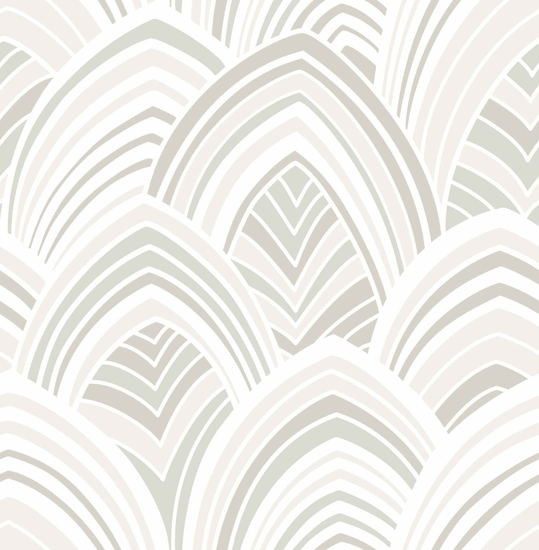 A-Street Prints 2969-87352 Pacifica 56.4-Sq. Feet White Non-woven Textured Geometric 3D Unpasted Wallpaper