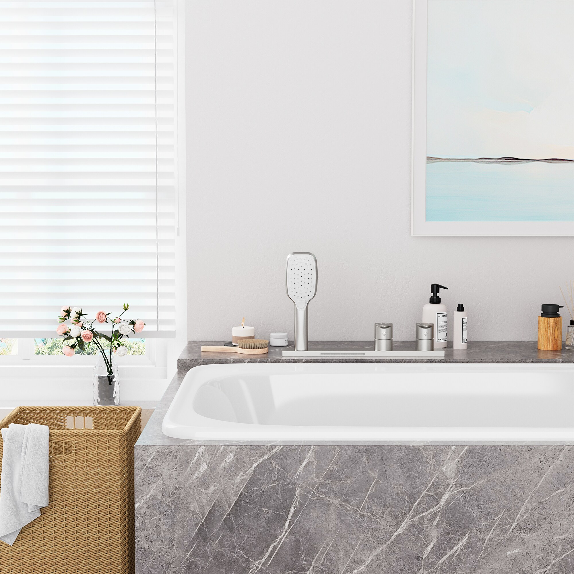 CASAINC CA-I4343-BN Roman-Tub-Faucets - View #3