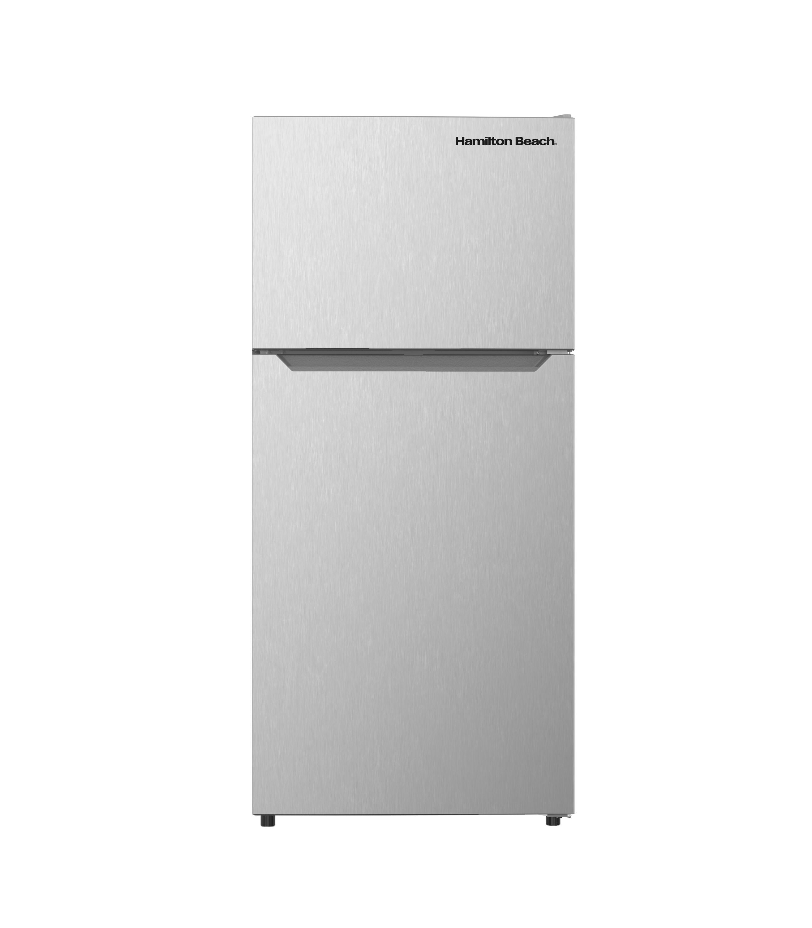 Hamilton Beach HBF1839-SS-6COM 18-cu ft Counter-Depth 30.12-in Wide Top-Freezer Refrigerator ( Stainless Look )