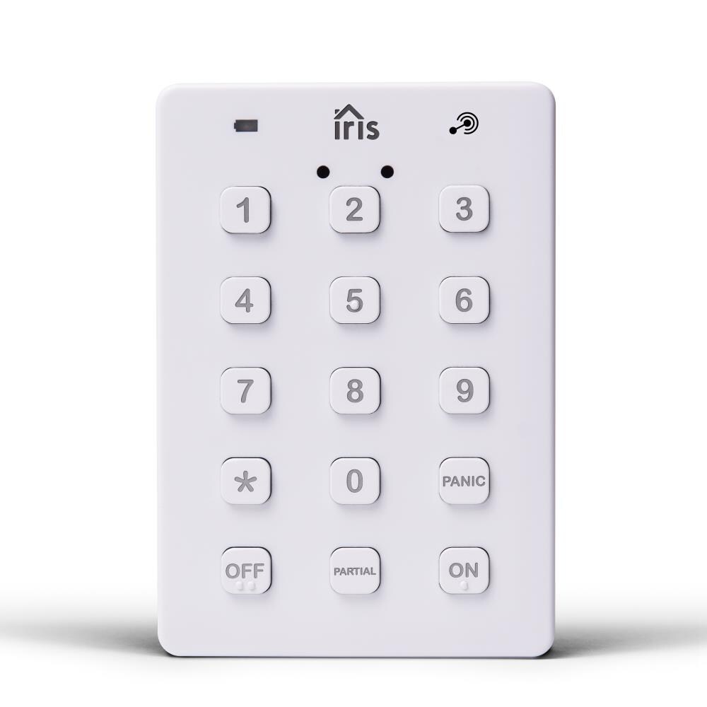  3405-L2 White Security Alarm Keypad