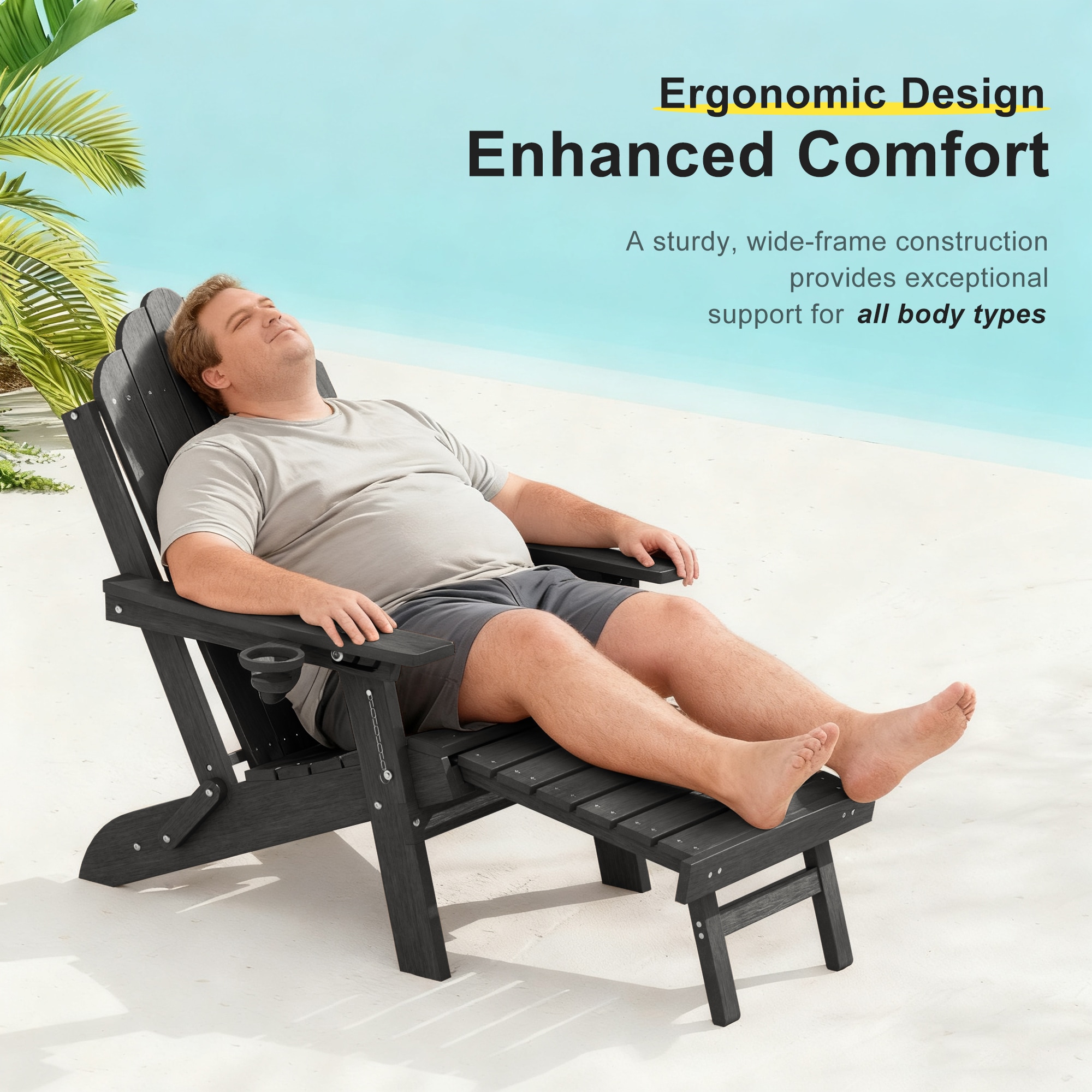 Sonkuki SD-RC-61-BK Patio-Chairs - View #8