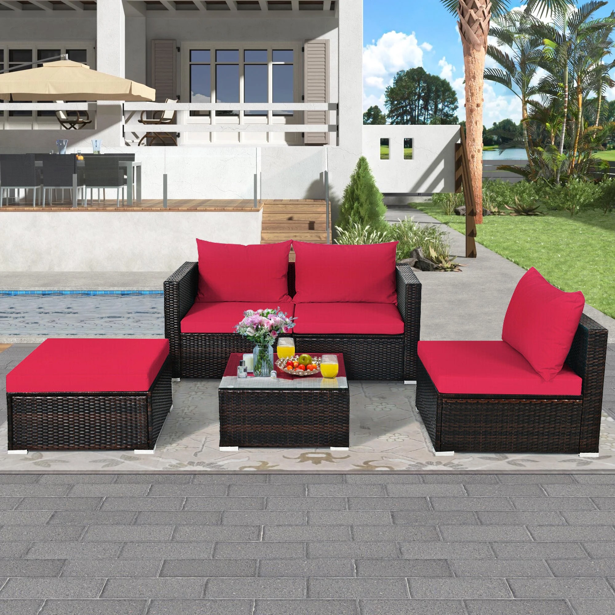 LIVIZA OUS67769BRE-X Patio-Conversation-Sets - View #4
