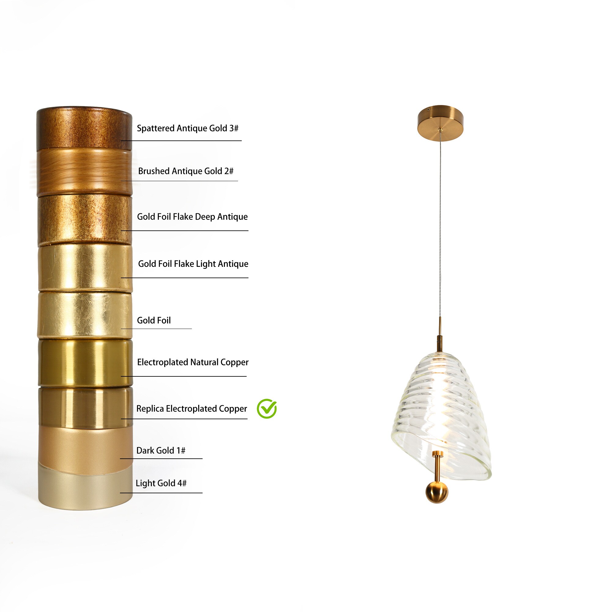 LNC QQYVUALWS18901M9 Pendant-Lights - View #2