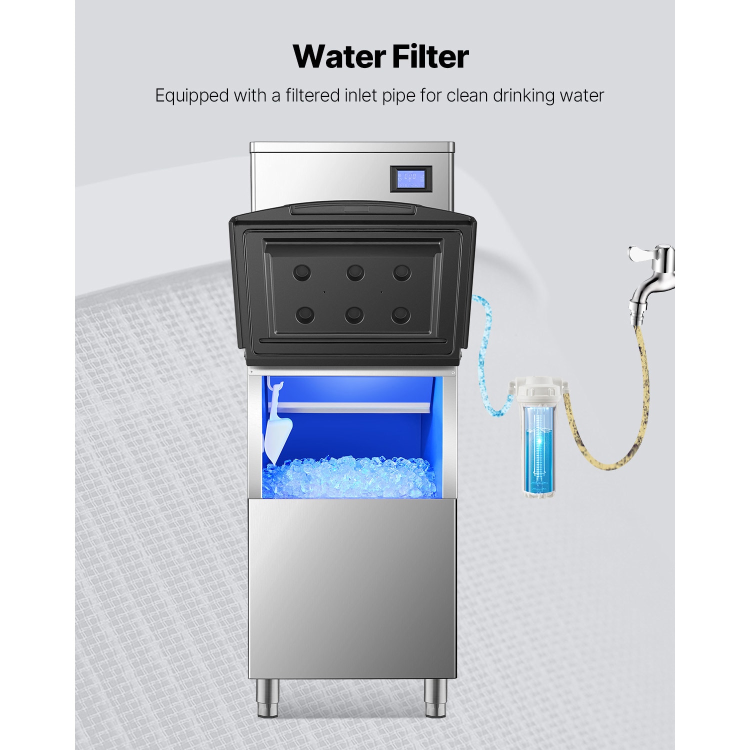 VEVOR KZJ870JKDHLS00001V1 Icemaker-Access - View #6