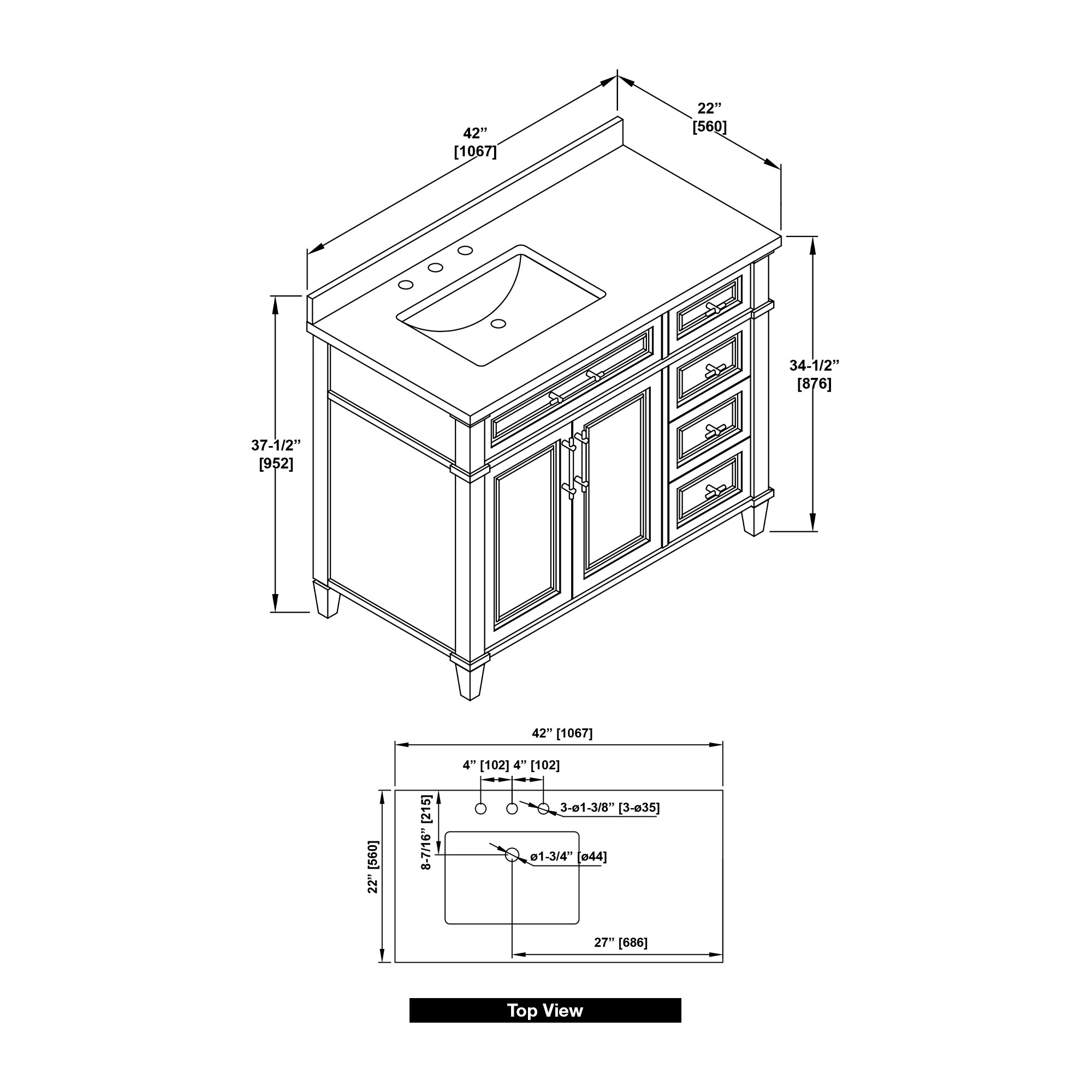 OVE Decors 15VVA-HIGH42-070 Bath-Vanity-Combo - View #18