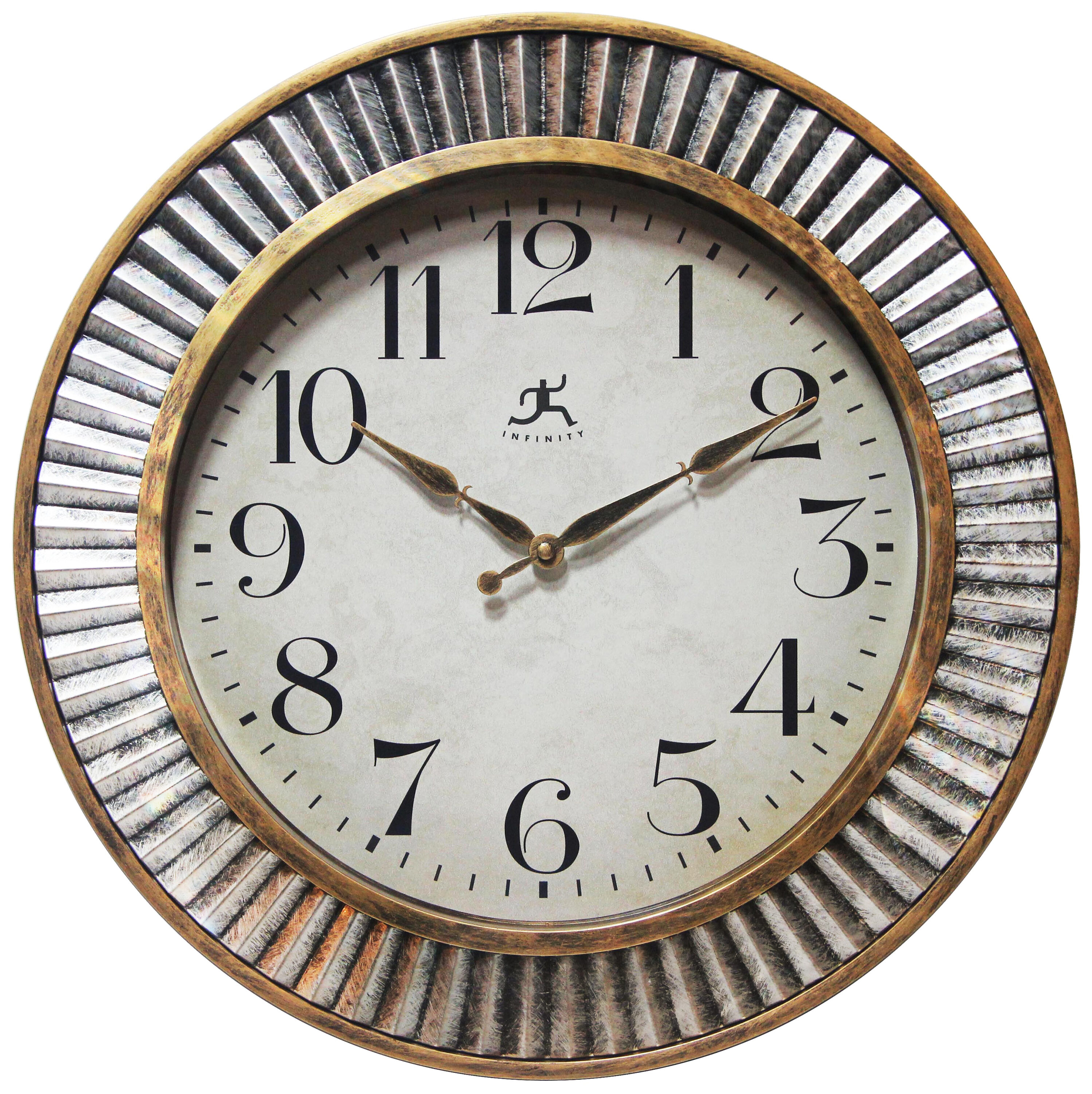 Infinity Instruments 15504AG Analog Round Wall Industrial
