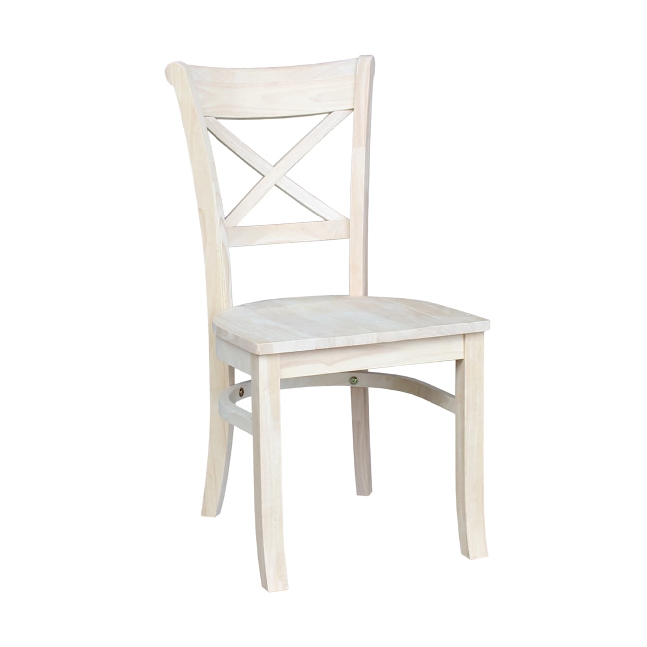 International Concepts Set of 2 Traditional Dining Side Chair (Wood ...