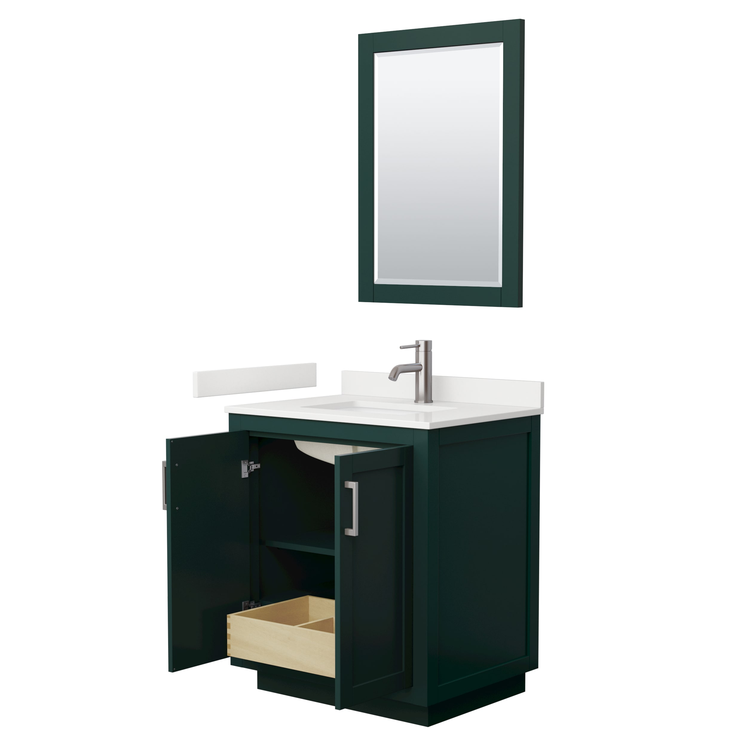 Wyndham Collection WCF292930SGEWQUNSM24 Bath-Vanity-Combo - View #3