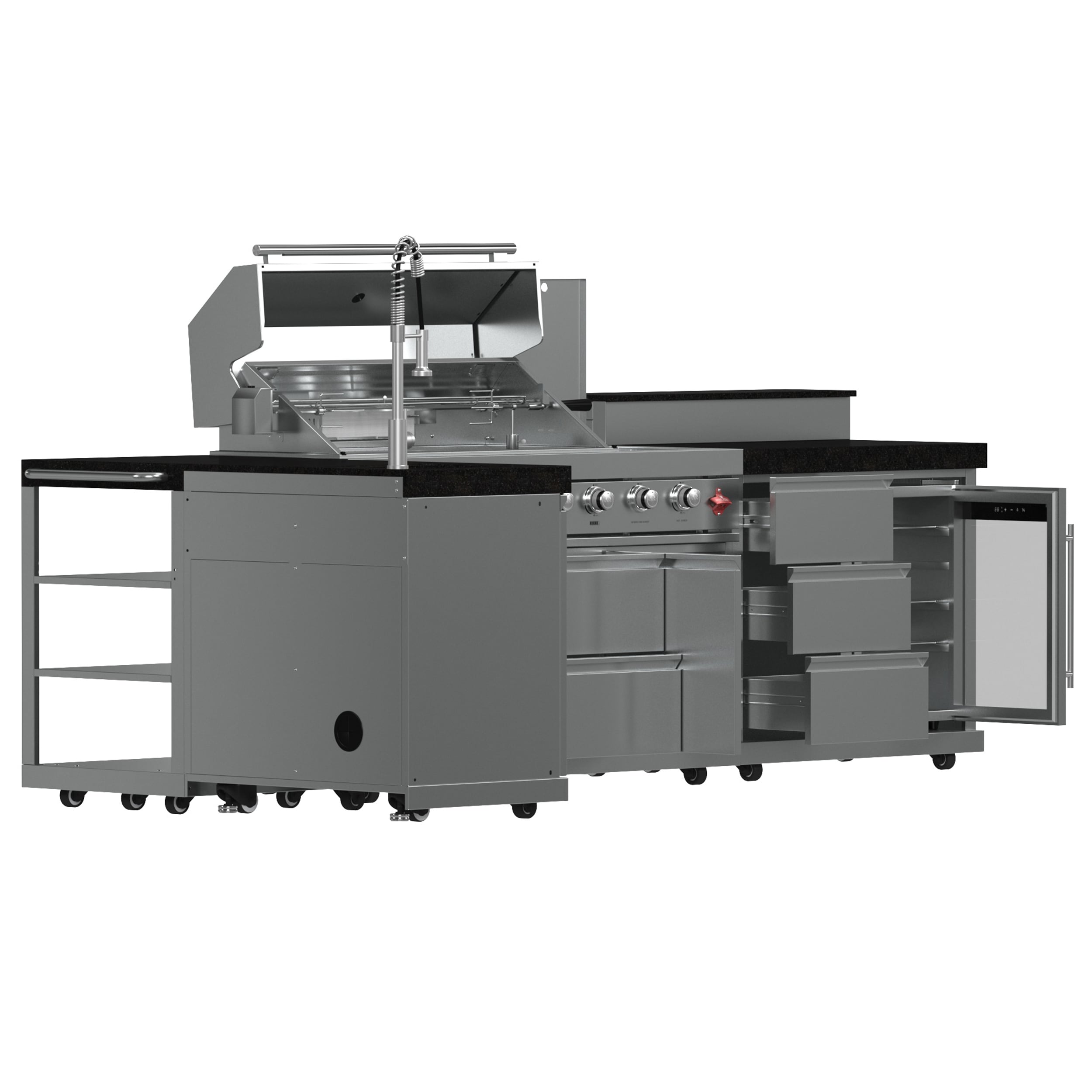 FORNO FODKT2520BLK Modular-Outdoor-Kitchens - View #4