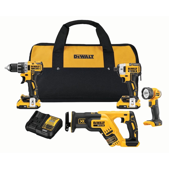 PORTER-CABLE 4-Tool 20-Volt Max Power Tool Combo Kit with Soft Case (Charger Included and 2-Batteries Included) PORTER-CABLE 4-Tool 20-Volt Max Power Tool Combo Kit with Soft Case (Charger Included and 2-Batteries Included)