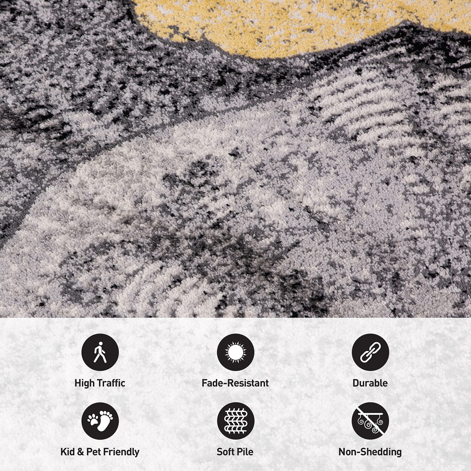 World Rug Gallery 400YELLOW8X10 rugs - View #5