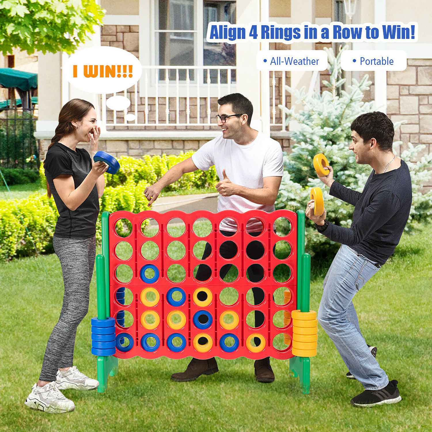 Costway CSHY000244 Portable-Party-Game - View #2