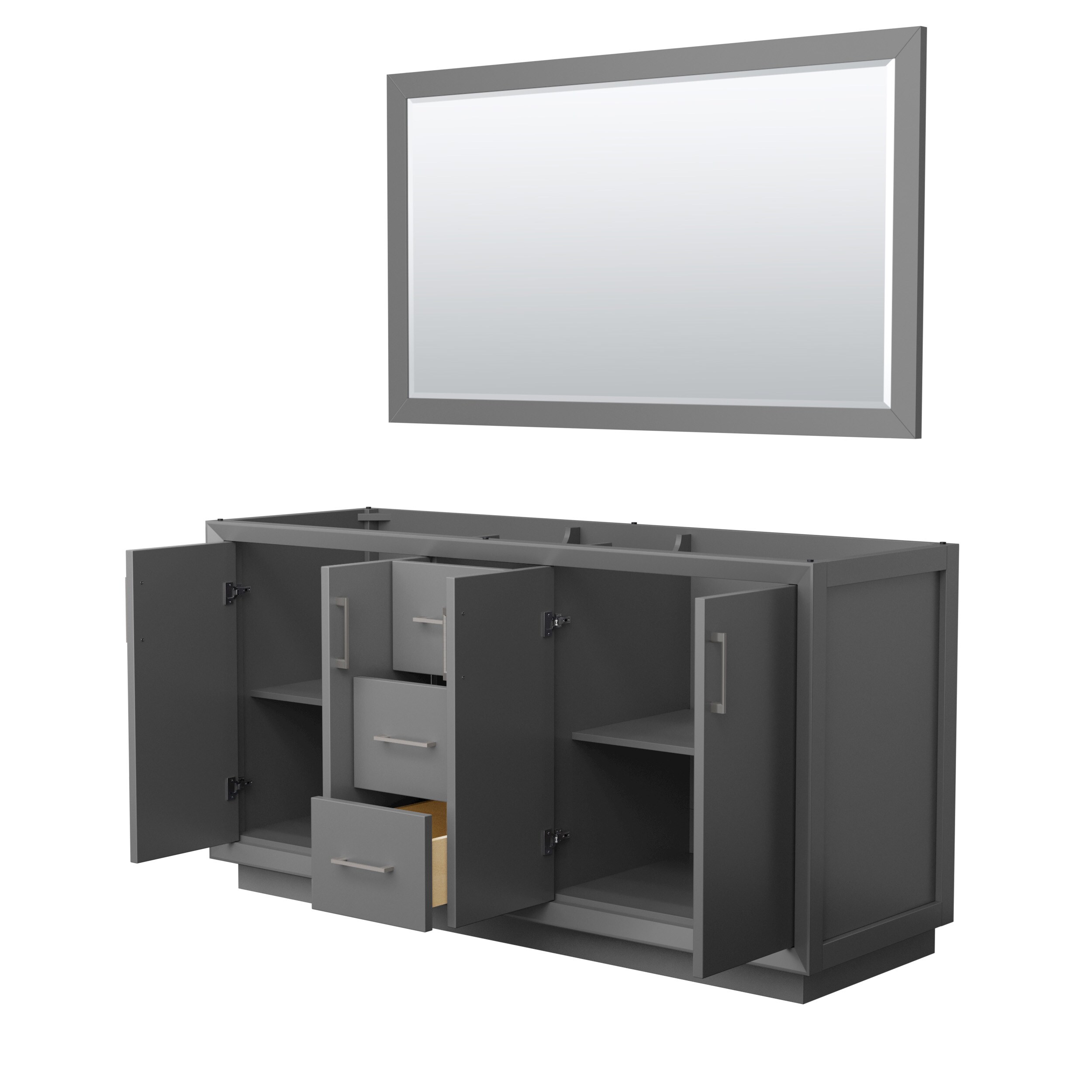 Wyndham Collection WCF414166DKGCXSXXM58 vanities - View #2
