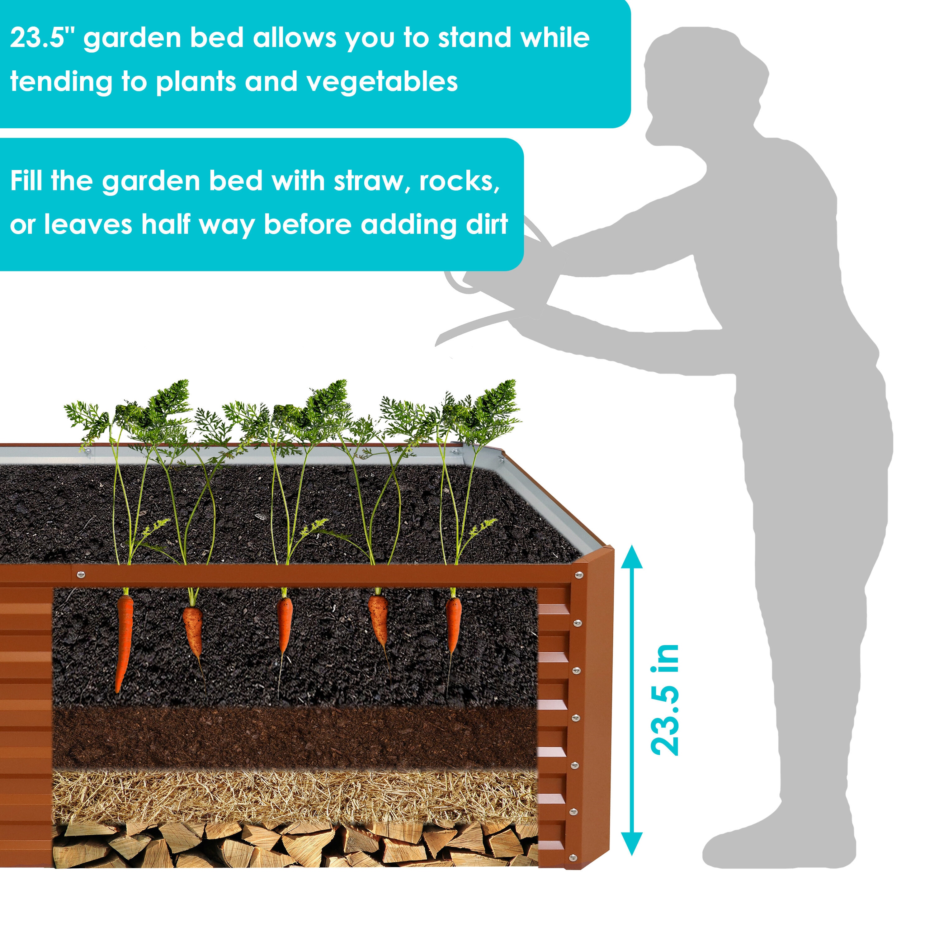 Sunnydaze Decor HST-777 Raised-Garden-Beds - View #5